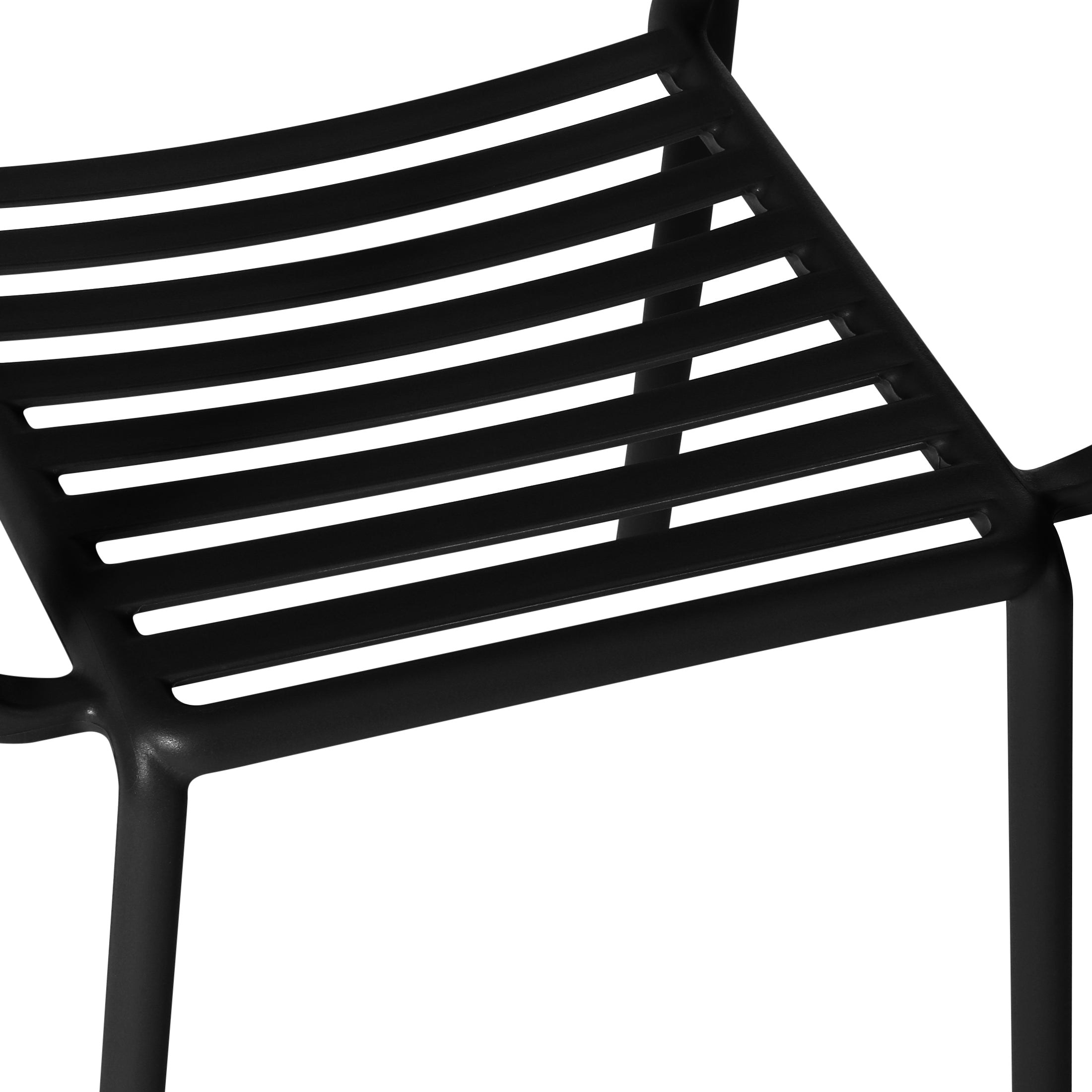 Polyform Stacking Dining Arm Chair (Set of 4) Seahawk Designs Patio Dining Chairs