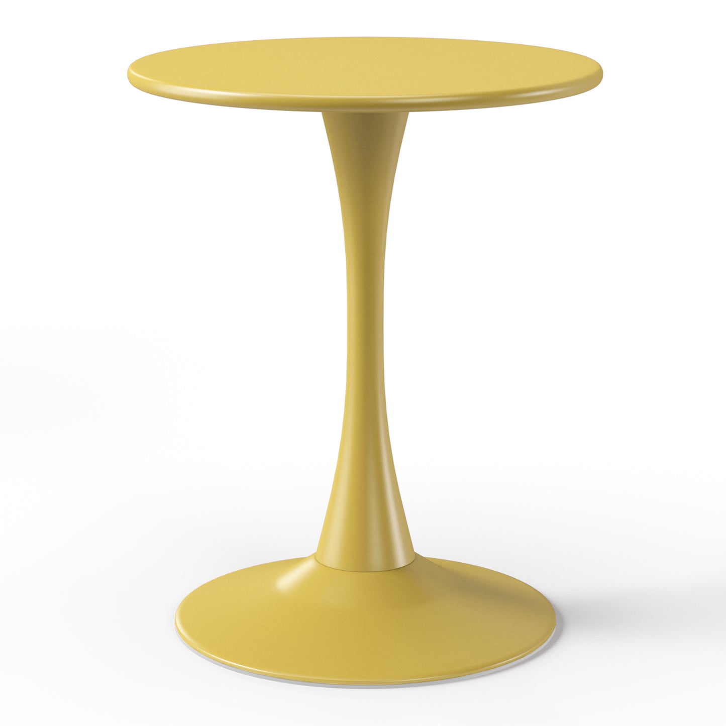 Polyform 23.5" Steel Dining Table Yellow Seahawk Designs Patio Dining Tables