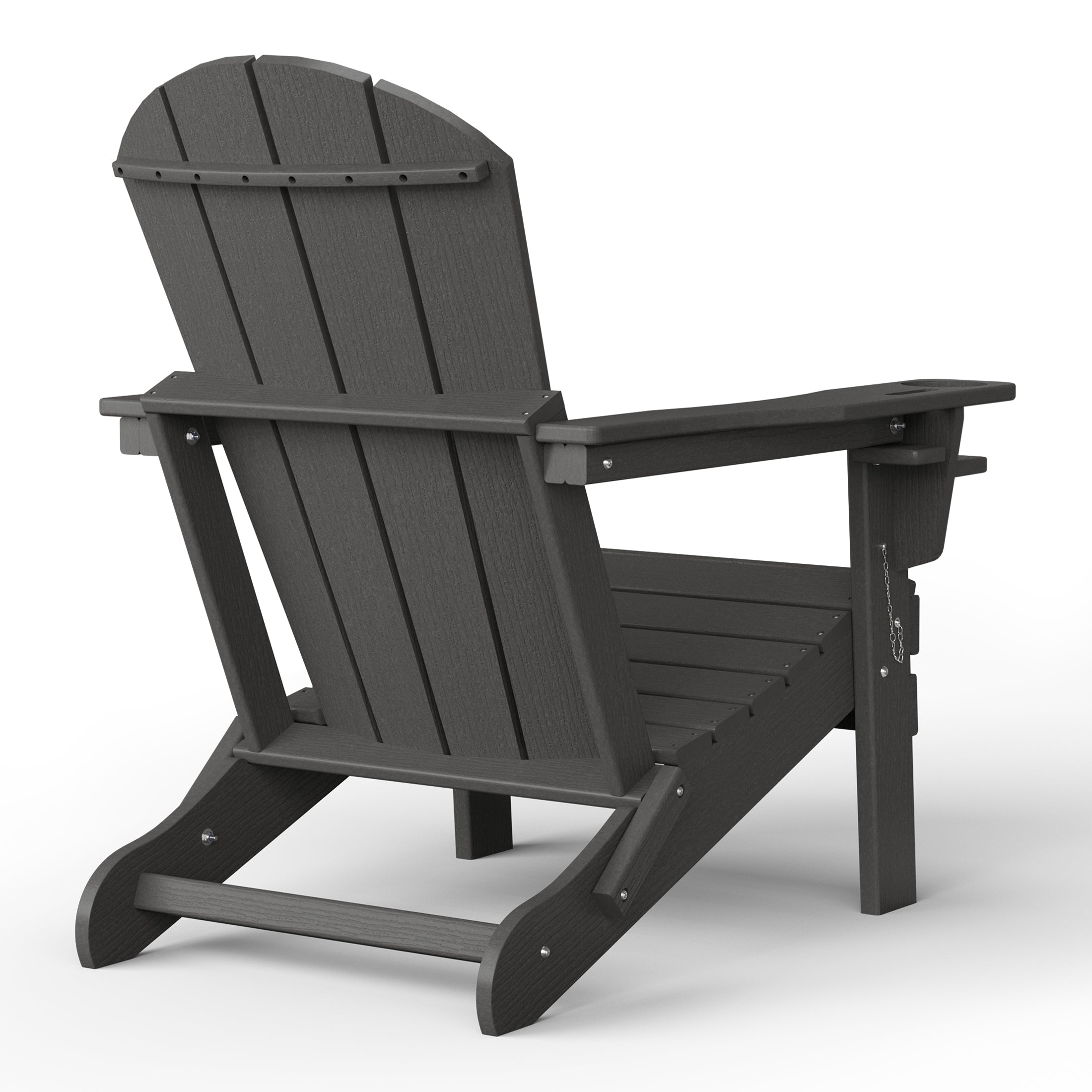 Chatham All-Weather Outdoor Folding Adirondack Chair with Cup Holder Seahawk Designs Adirondack Chairs