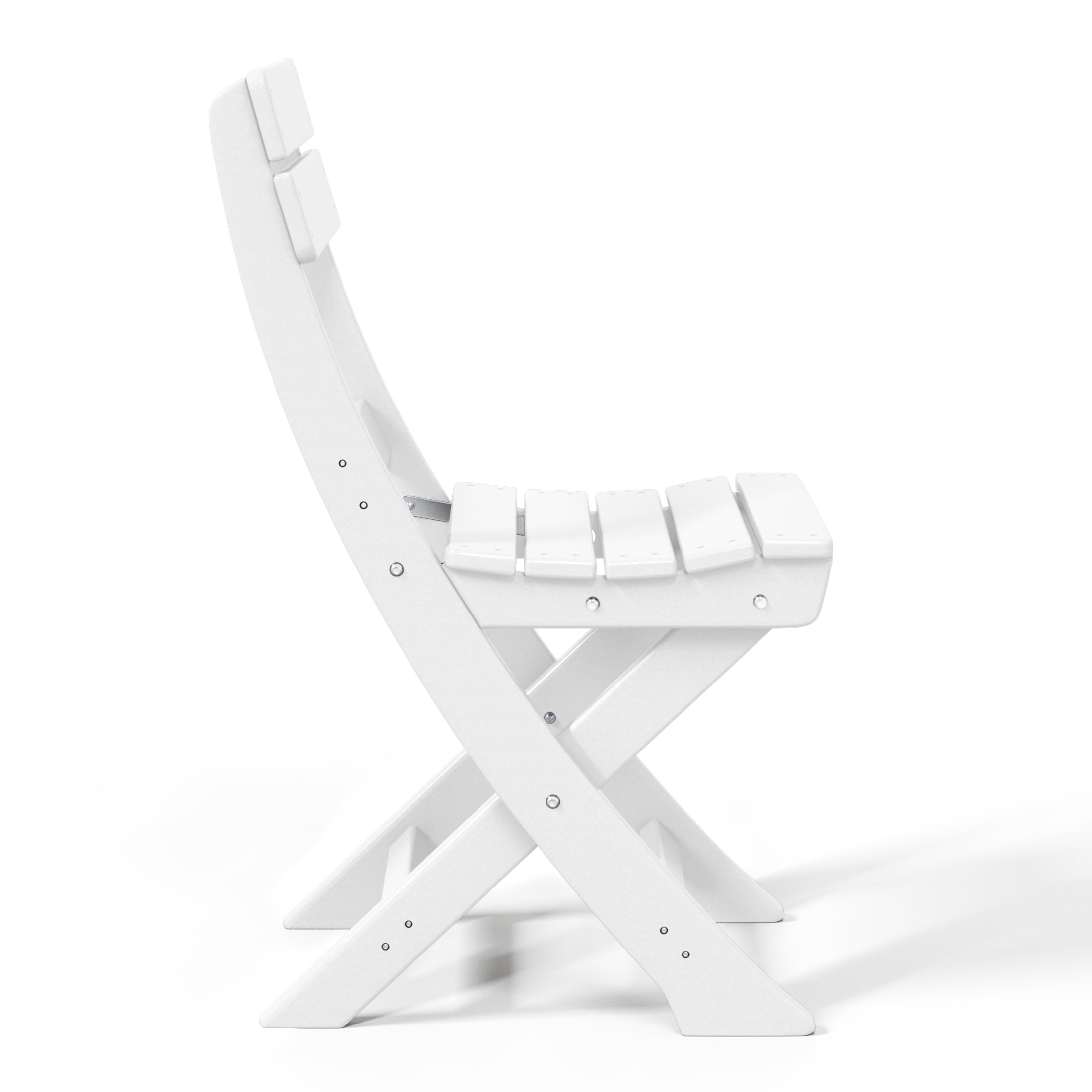 Aarhus All-Weather Outdoor Patio Folding Dining Chair White Seahawk Designs Patio Dining Chairs