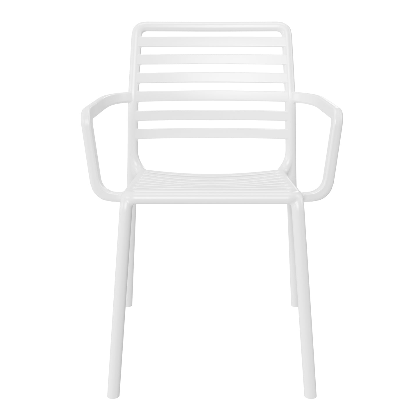 Polyform Stacking Dining Arm Chair (Set of 4) Seahawk Designs Patio Dining Chairs