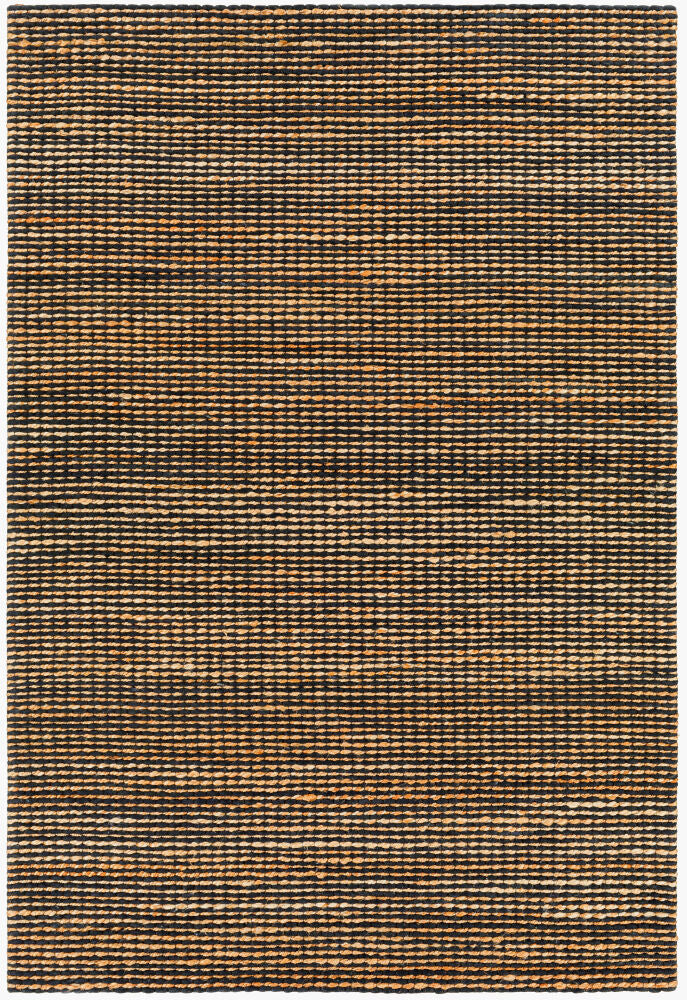 Priya Handmade Rug — Black/Tan