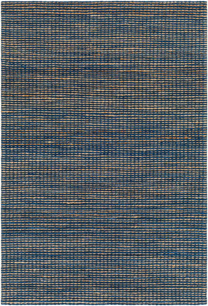 Priya Handmade Rug — Beige/Dark Blue