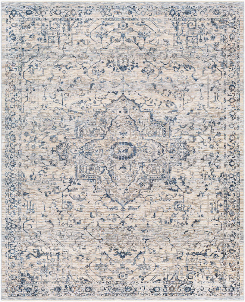 Palazzo Machine Woven Rug — Blush/Brown