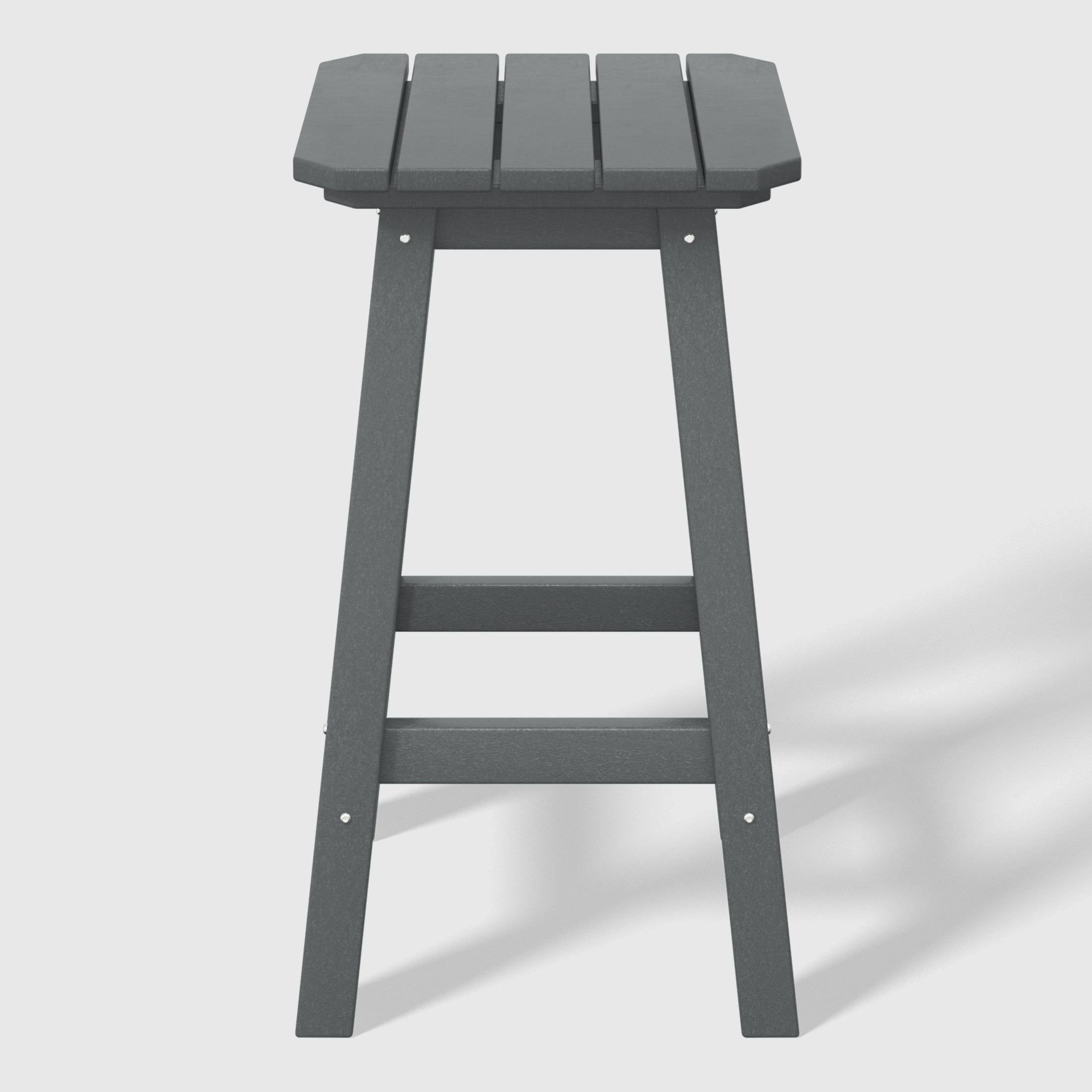 Stockholm All-Weather Outdoor Square Counter Stool (24" Seat Height) Seahawk Designs Patio Bar & Counter Stools
