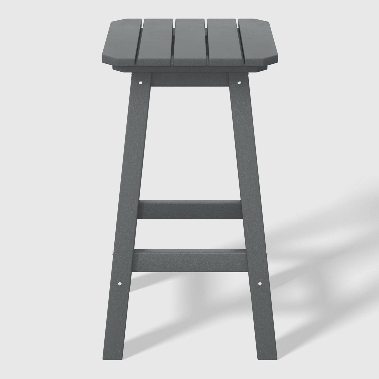 Stockholm All-Weather Outdoor Square Counter Stool (24" Seat Height) Seahawk Designs Patio Bar & Counter Stools