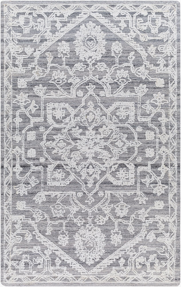 Piazza Handmade Rug — Black/Charcoal