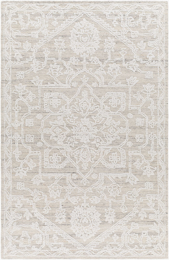 Piazza Handmade Rug — Beige/Charcoal