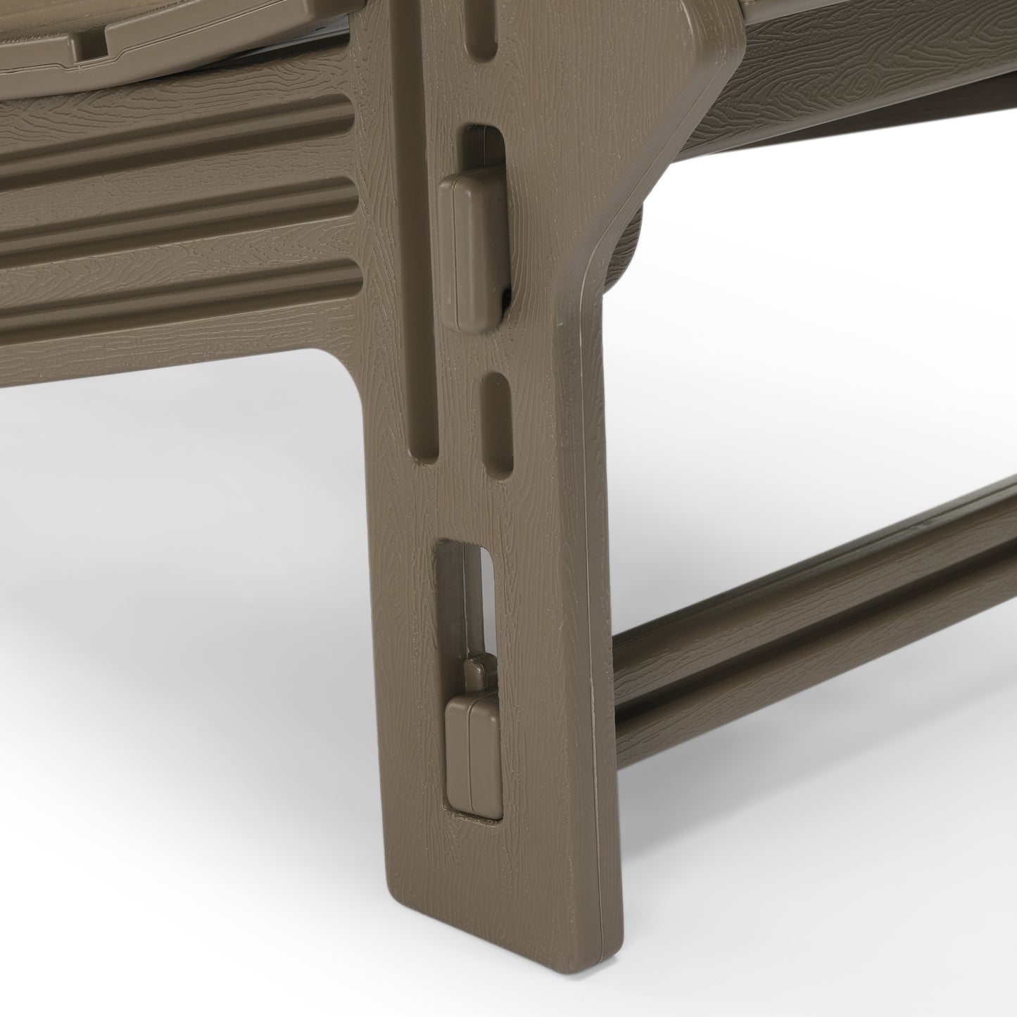 Set of Snap'n Lock Adirondack Chairs with Connecting Wedge Table (No Tools or Hardware) Seahawk Designs Adirondack Chairs