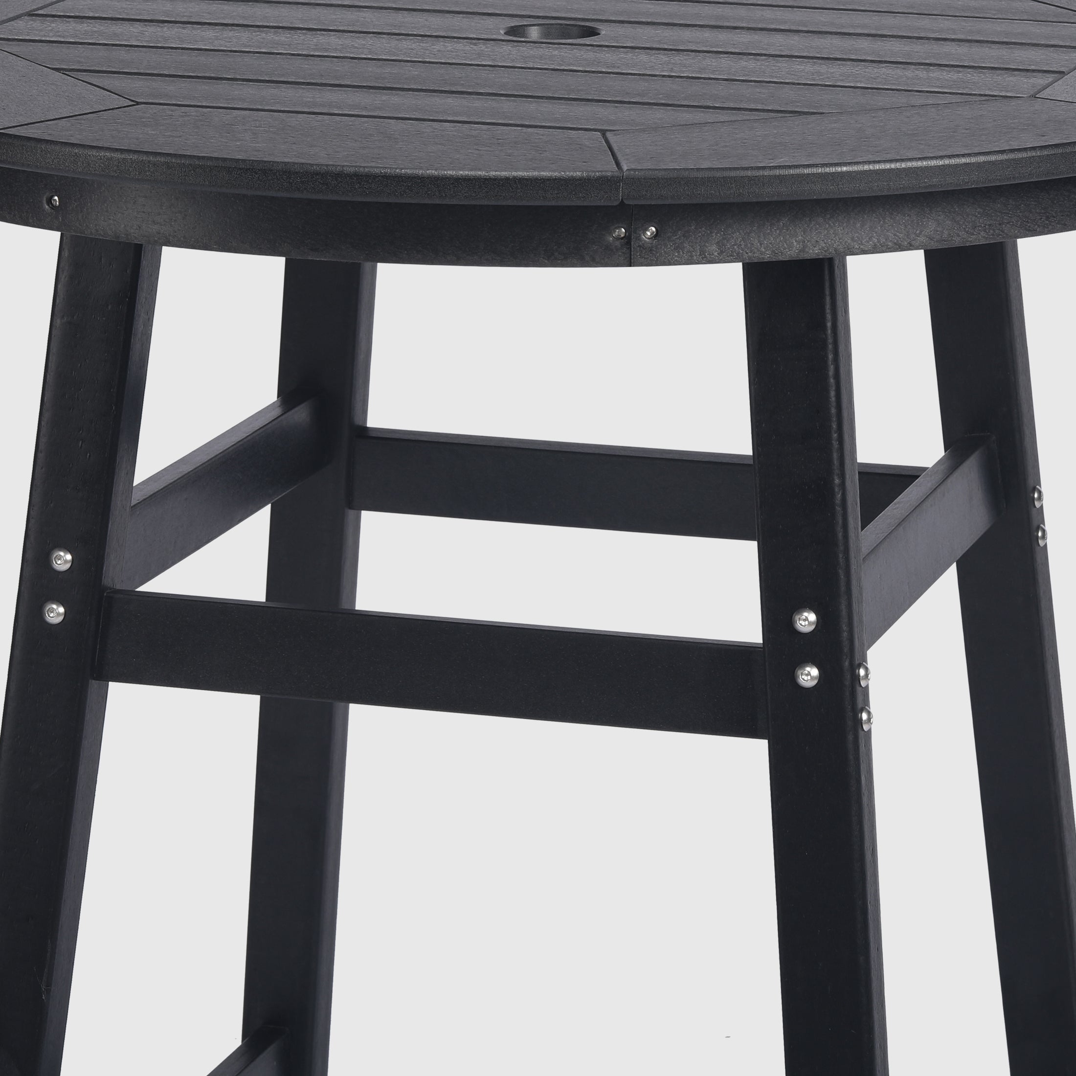 Stockholm All-Weather Outdoor 35" Round Bar Table (42" Height) Seahawk Designs Patio Bar Tables