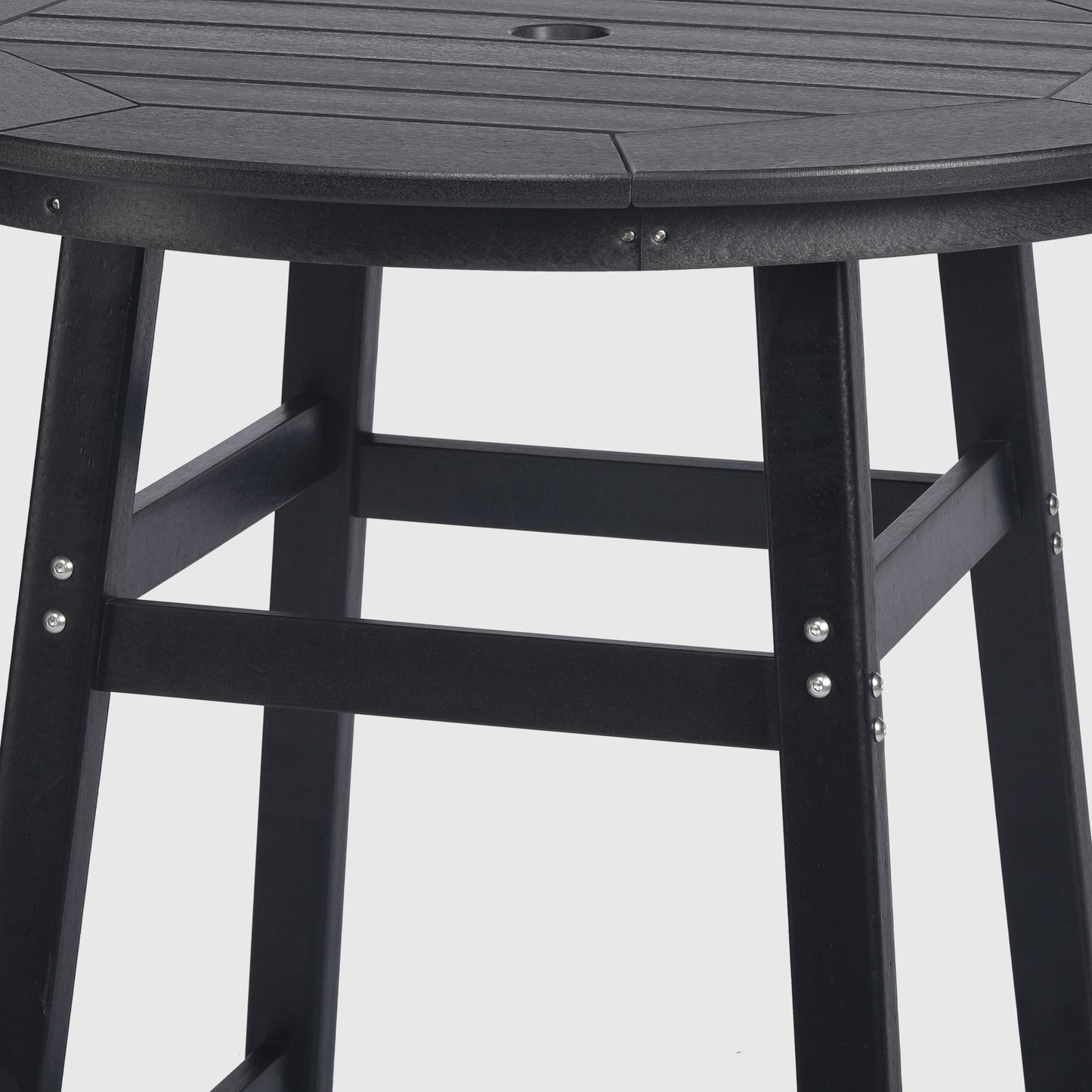 Stockholm All-Weather Outdoor 35" Round Bar Table (42" Height) Seahawk Designs Patio Bar Tables