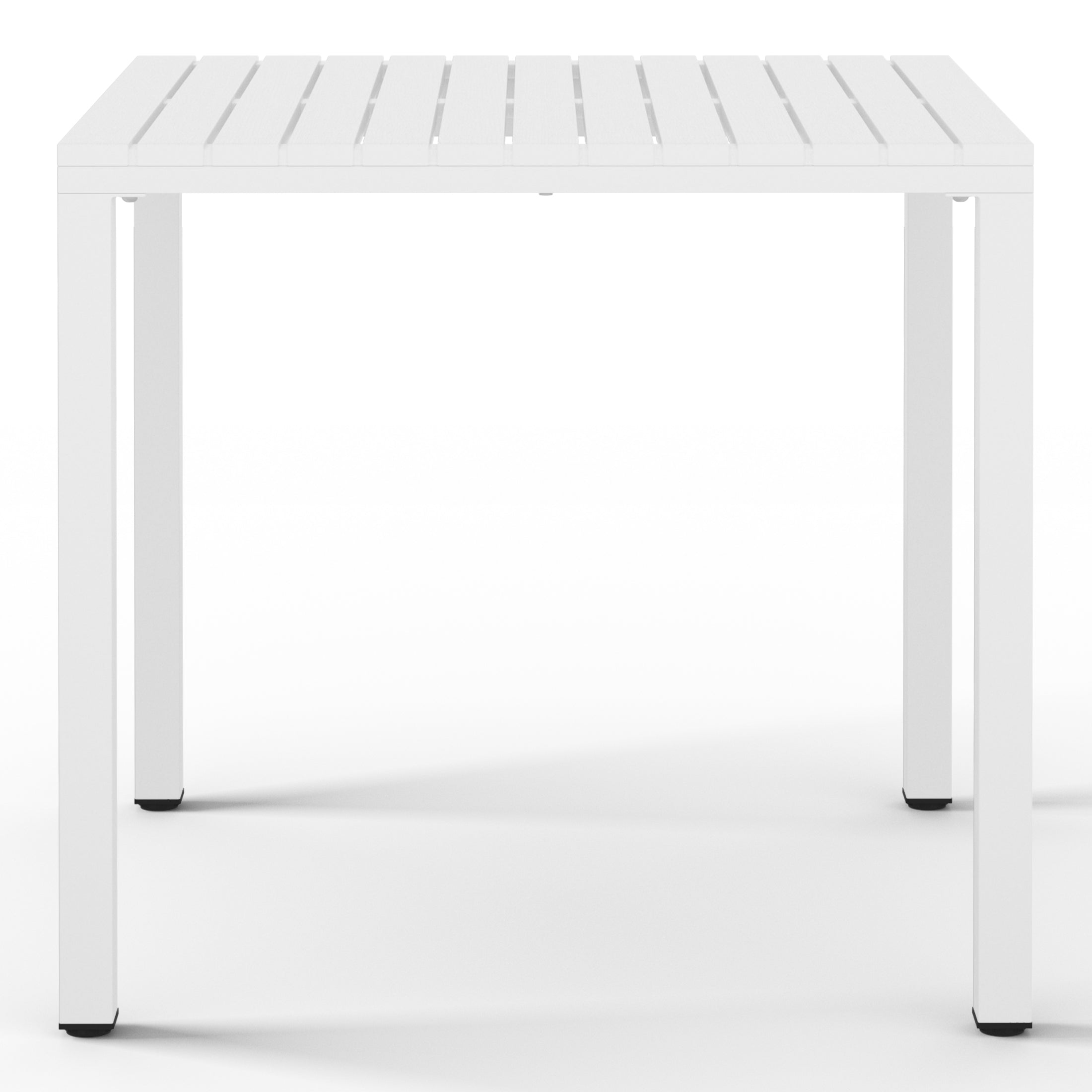 Polyform 31.5" Square Dining Table with Metal Frame Seahawk Designs Patio Dining Tables