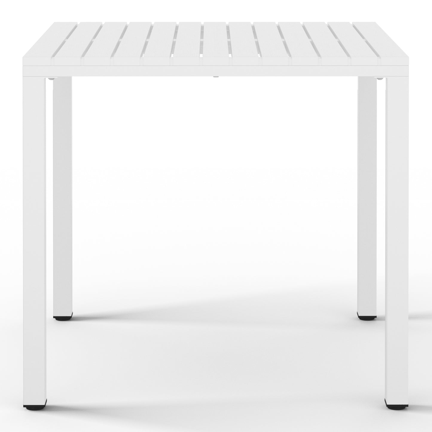 Polyform 31.5" Square Dining Table with Metal Frame Seahawk Designs Patio Dining Tables