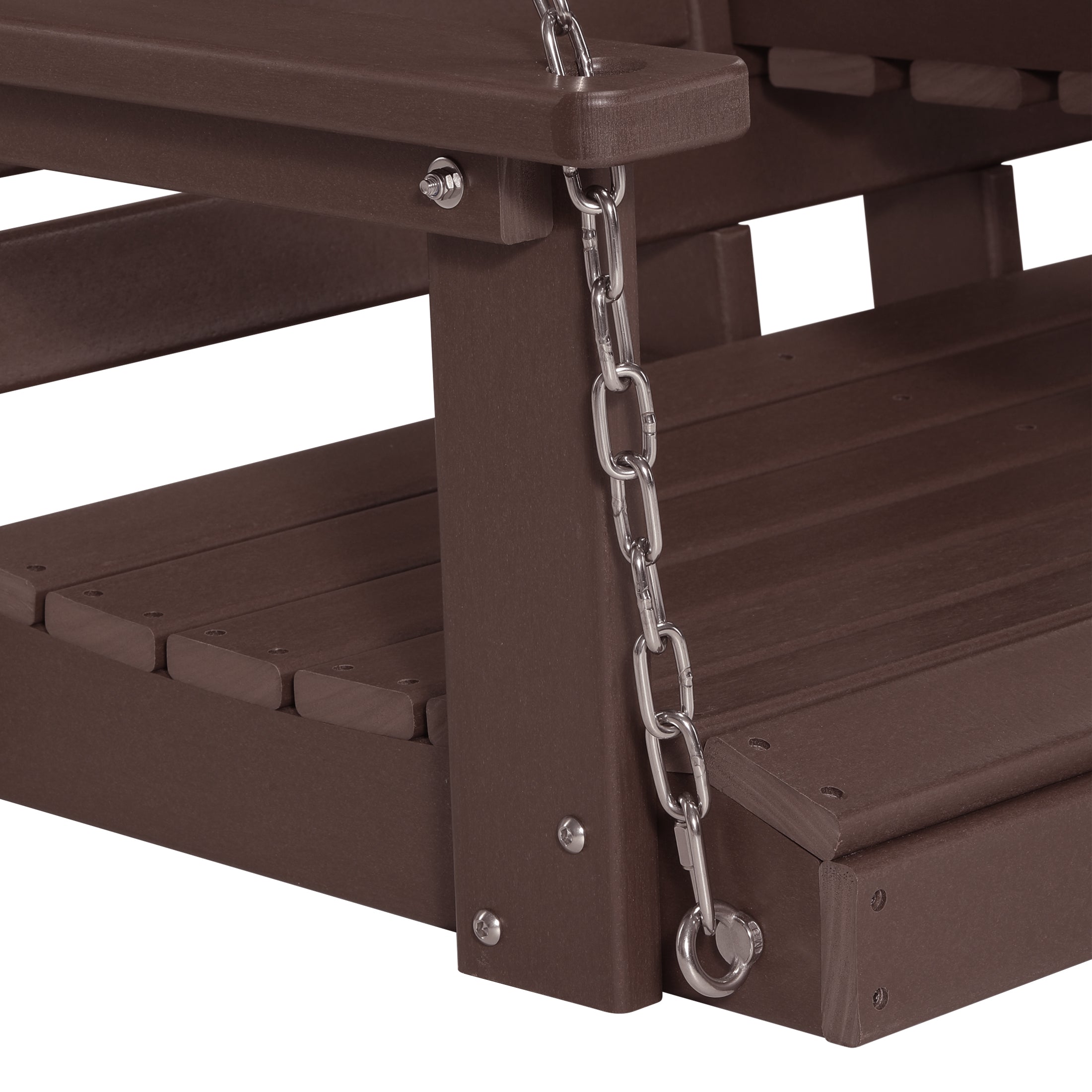 Charleston 54" Porch Swing with Folding Cup Holder Seahawk Designs Porch Swings