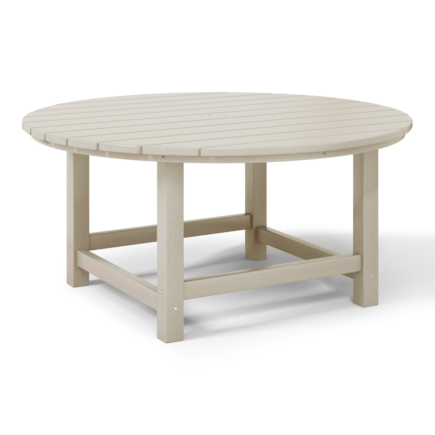 Chatham All-Weather Outdoor Round Coffee Table (38" Top) Sand Seahawk Designs Patio Coffee Tables