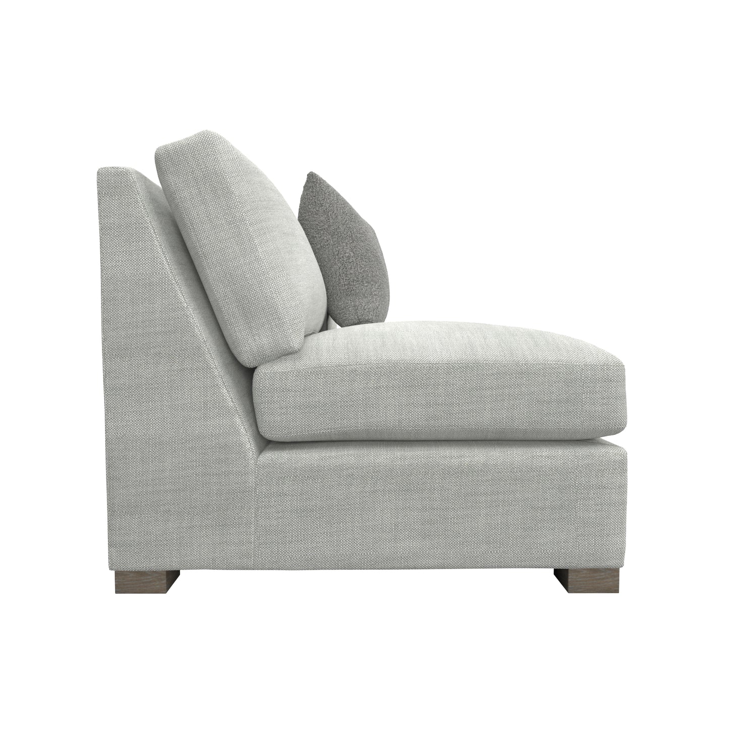 Kelsey Fabric Armless Loveseat
