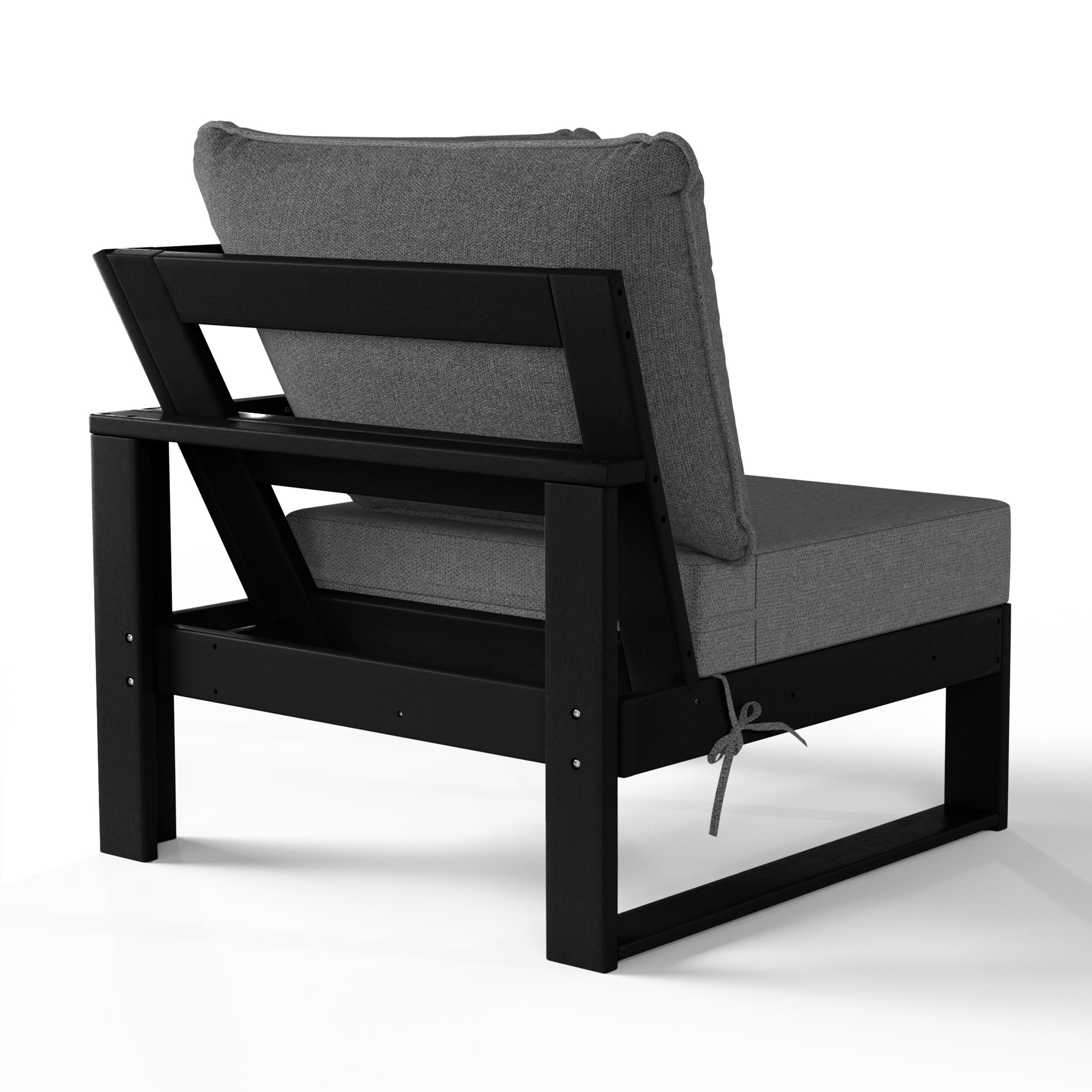 Signature All-Weather Outdoor Modular Patio Deep Seating Corner Chair (Corner Sectional Seat) Seahawk Designs Patio Chairs