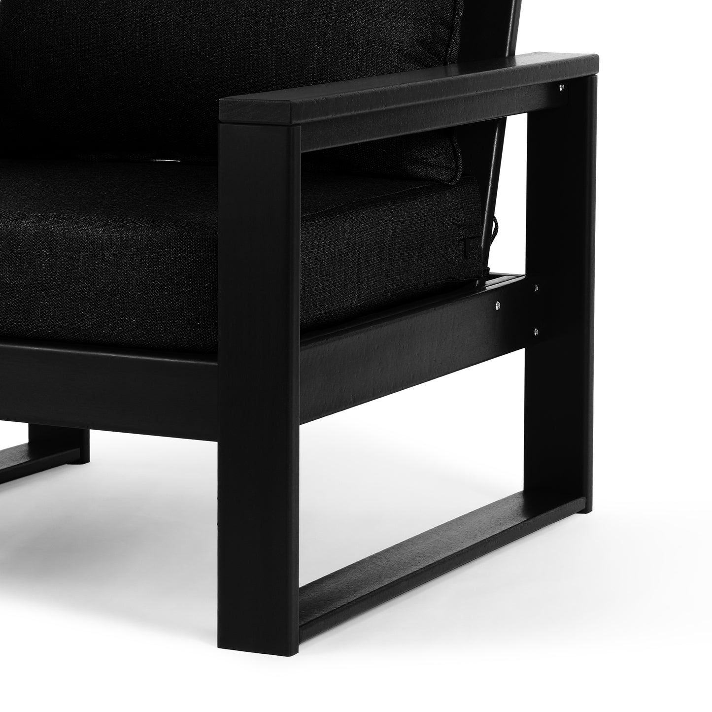 Signature All-Weather Outdoor Modular Patio Deep Seating Left Arm Chair (Left Arm Sectional Seat) Seahawk Designs Patio Chairs