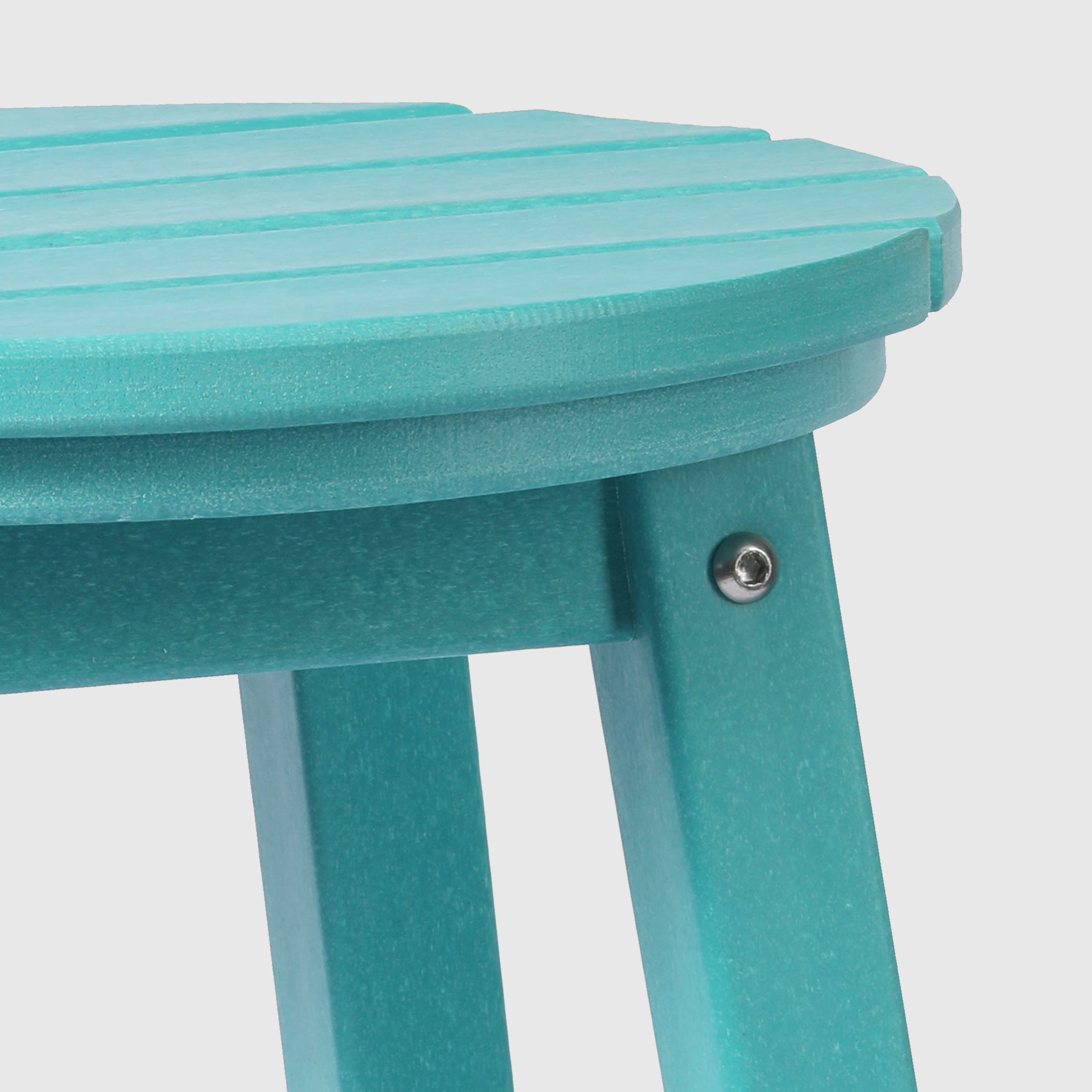 Stockholm All-Weather Outdoor Round Bar Stool (29" Height) Seahawk Designs Patio Bar & Counter Stools