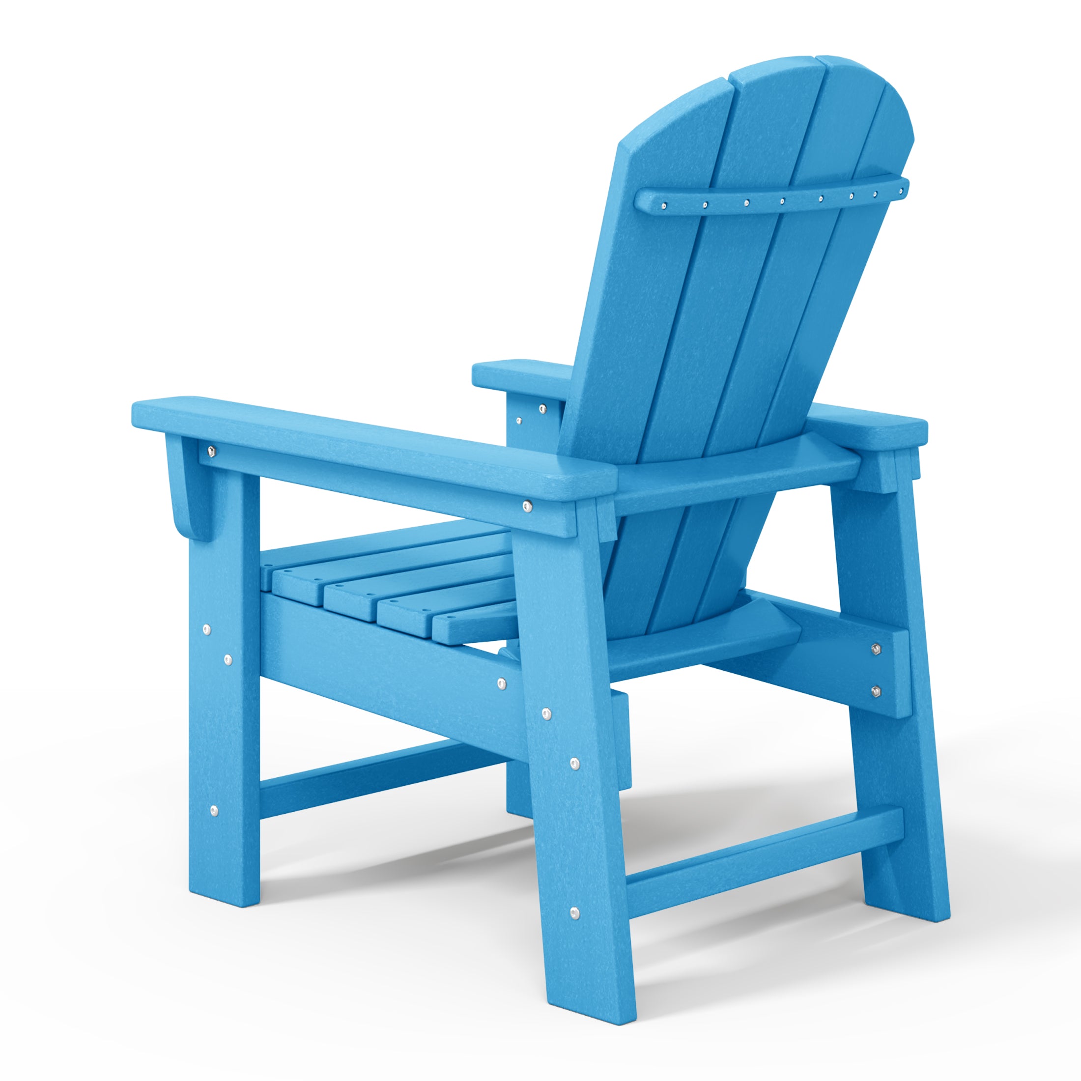 Tiny Terraces Kids' All-Weather Outdoor Poly Adirondack Chair Seahawk Designs Kids Adirondack Chairs