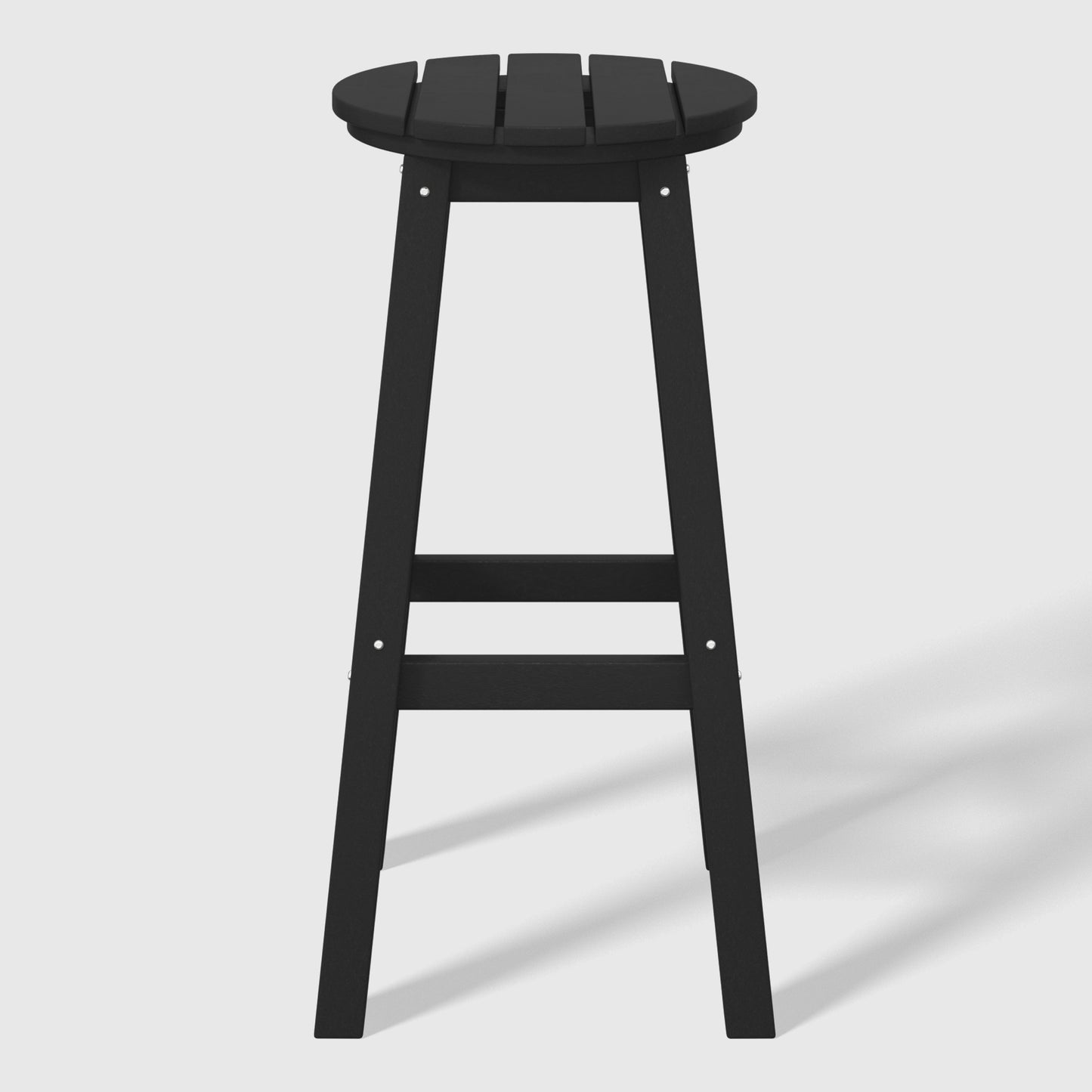 Stockholm All-Weather Outdoor Round Bar Stool (29" Height) Seahawk Designs Patio Bar & Counter Stools
