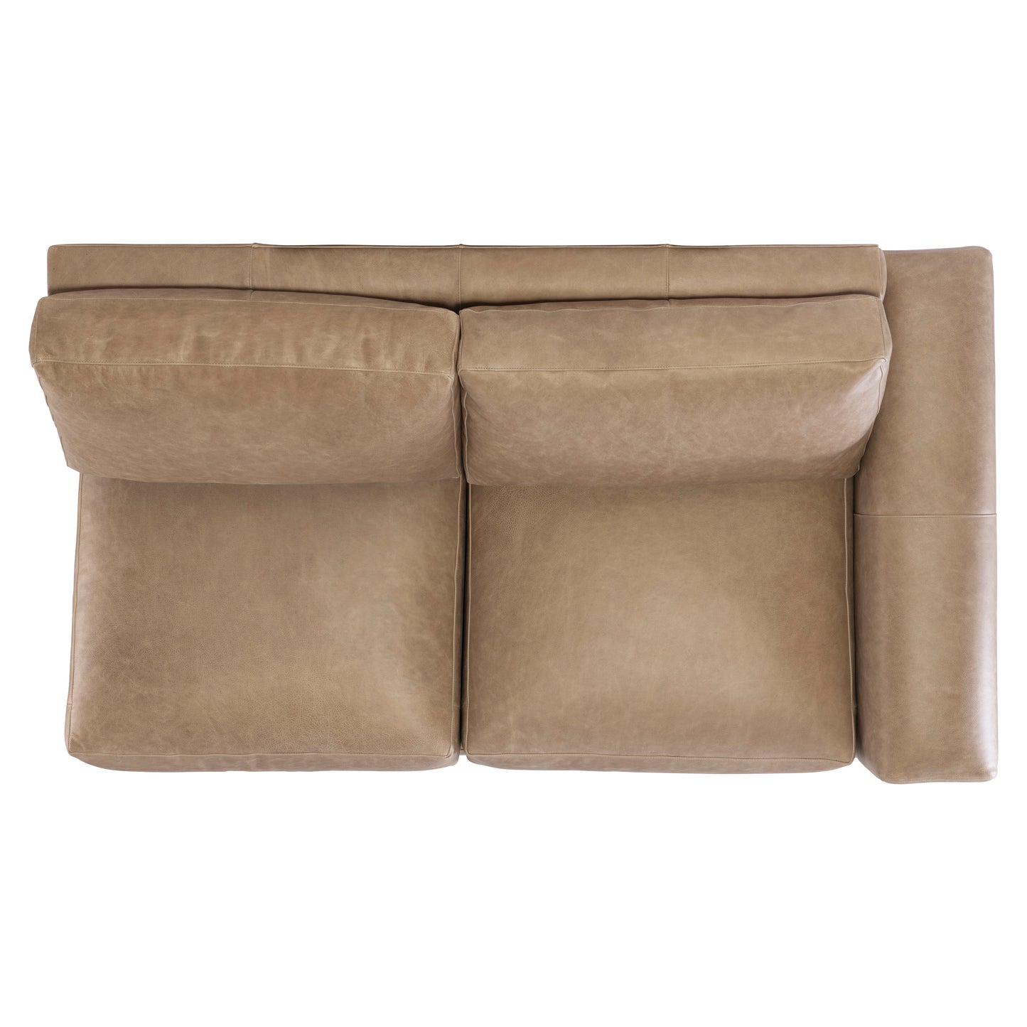 Lars Leather Right Arm Loveseat