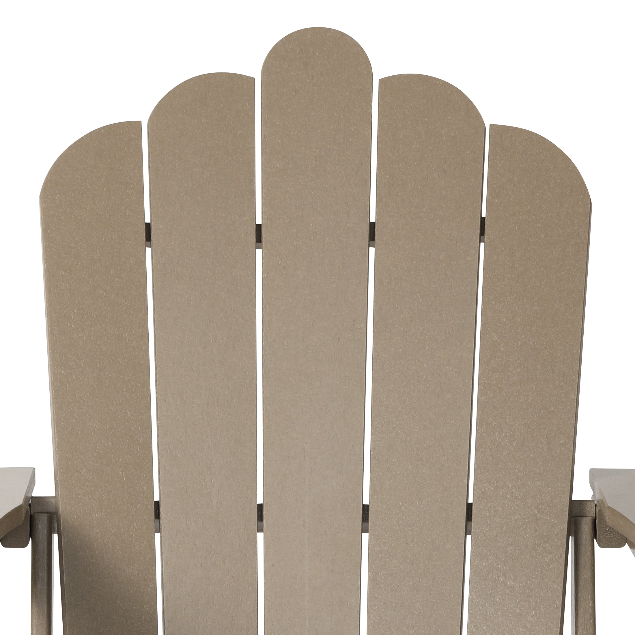 Tahoe All-Weather Outdoor Poly Adirondack Chair with Retractable Cup Holder Seahawk Designs Adirondack Chairs
