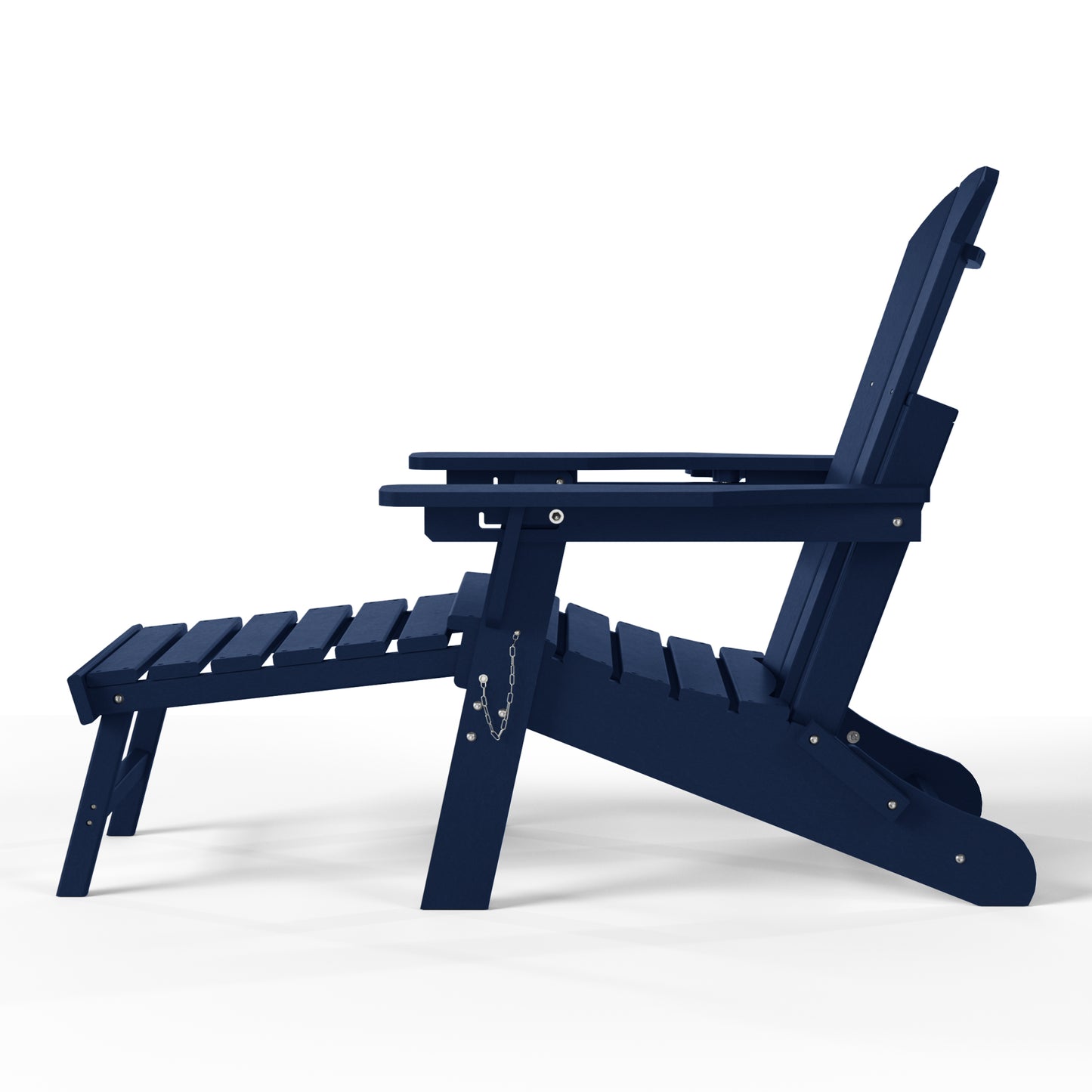 Chatham Folding Adjustable Adirondack Chair with Cup Holder and Hideaway Ottoman Seahawk Designs Adirondack Chairs