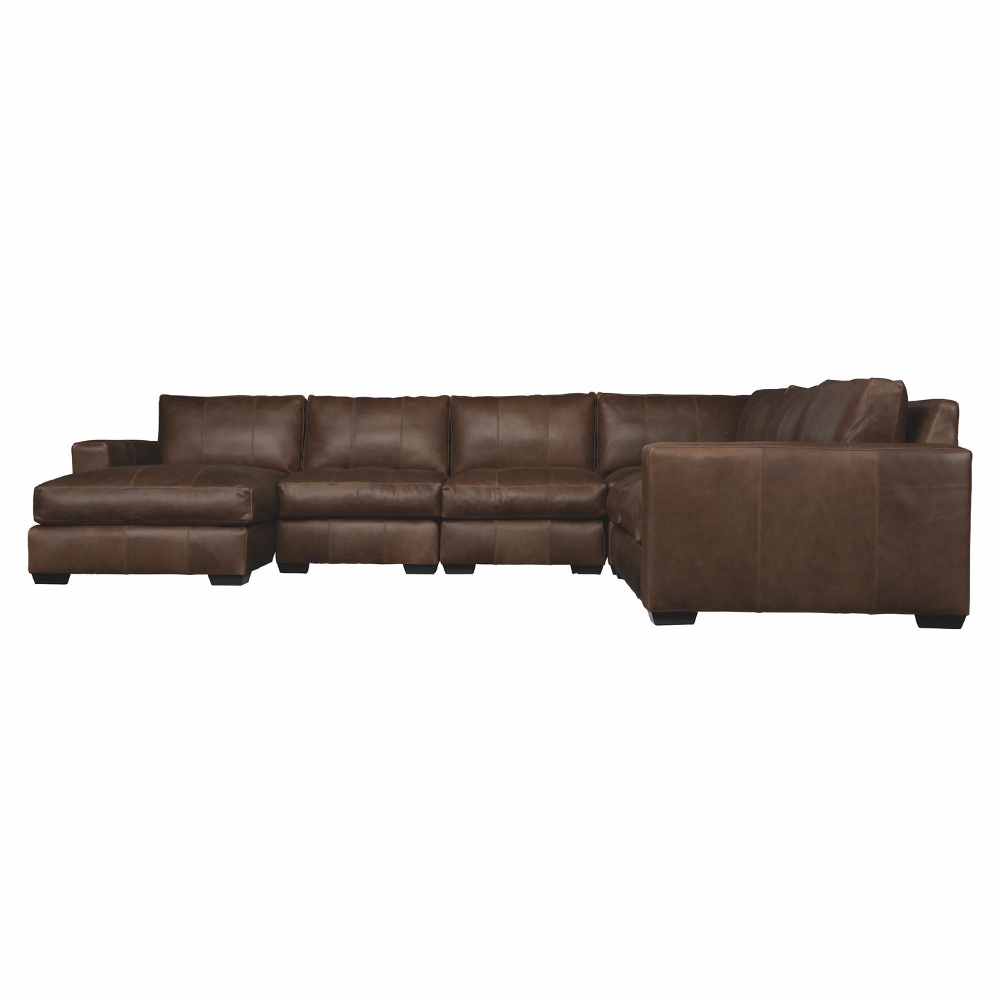 Dawkins Leather Sectional Bernhardt Living