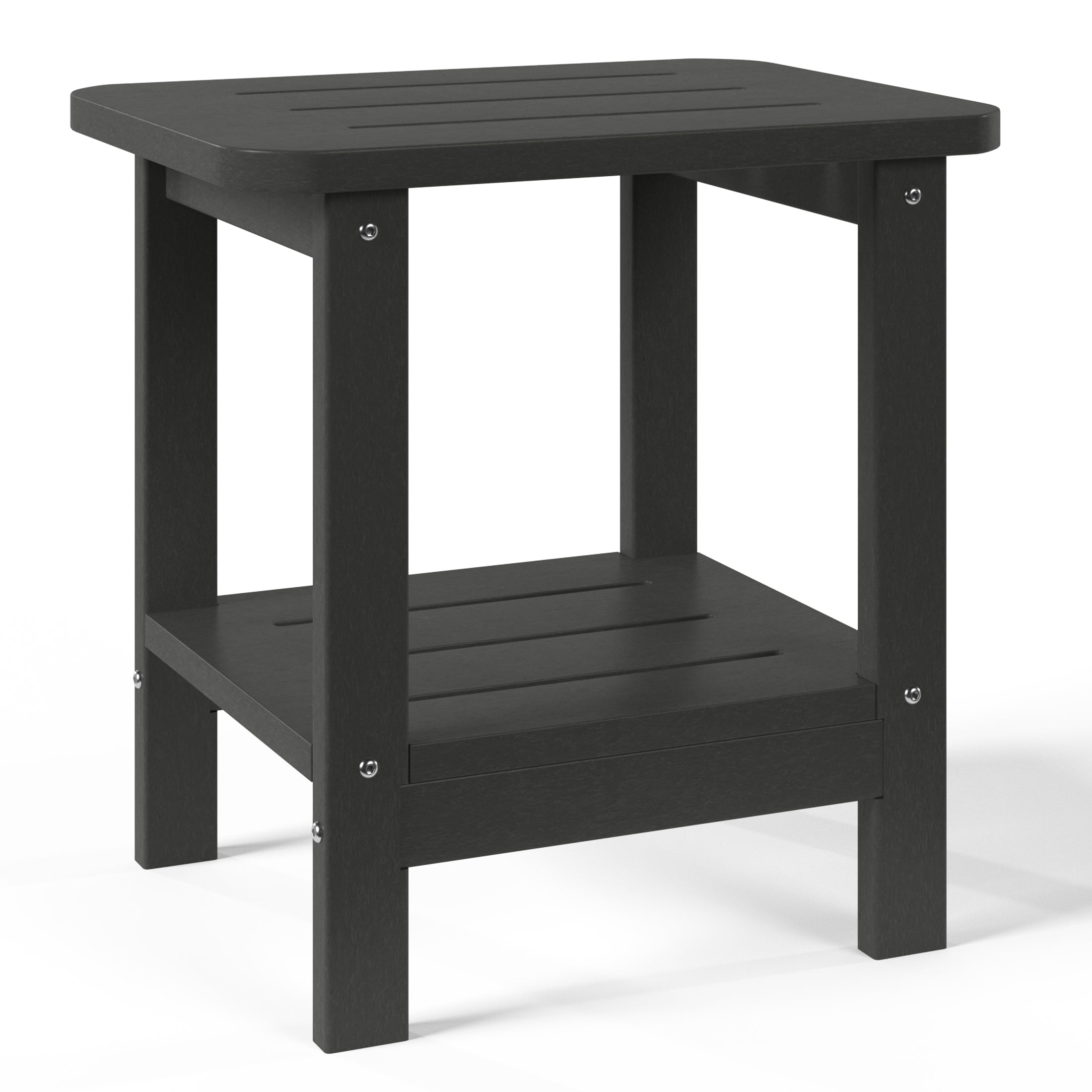 Santa Barbara Side Table Gray Seahawk Designs Patio Side Tables