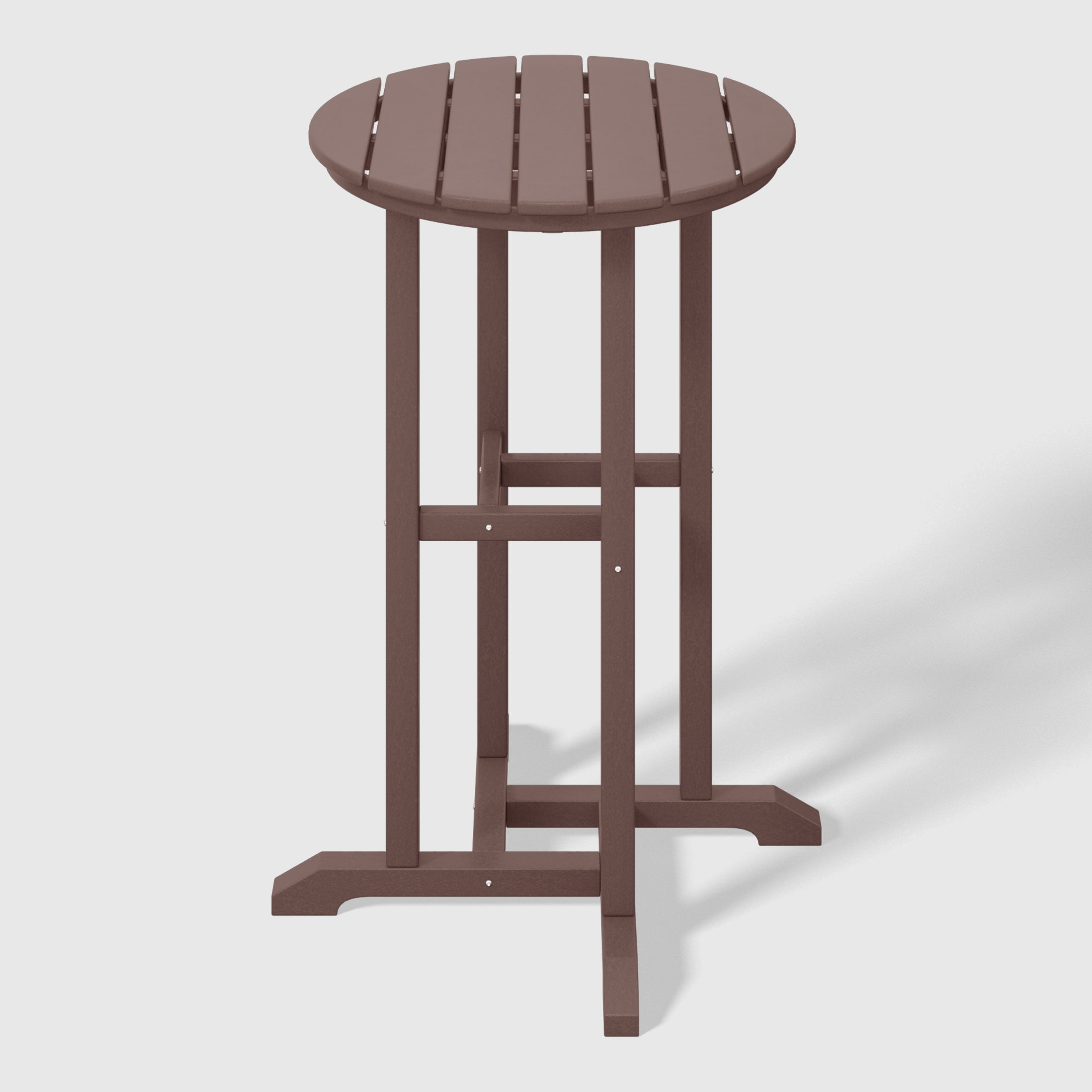 Stockholm All-Weather Outdoor Round Counter Bistro Table (37" Height) Seahawk Designs Patio Bar Tables