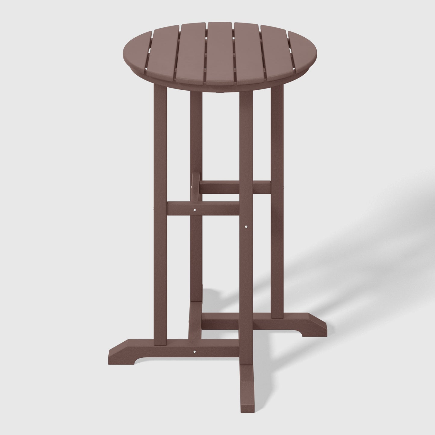 Stockholm All-Weather Outdoor Round Counter Bistro Table (37" Height) Seahawk Designs Patio Bar Tables