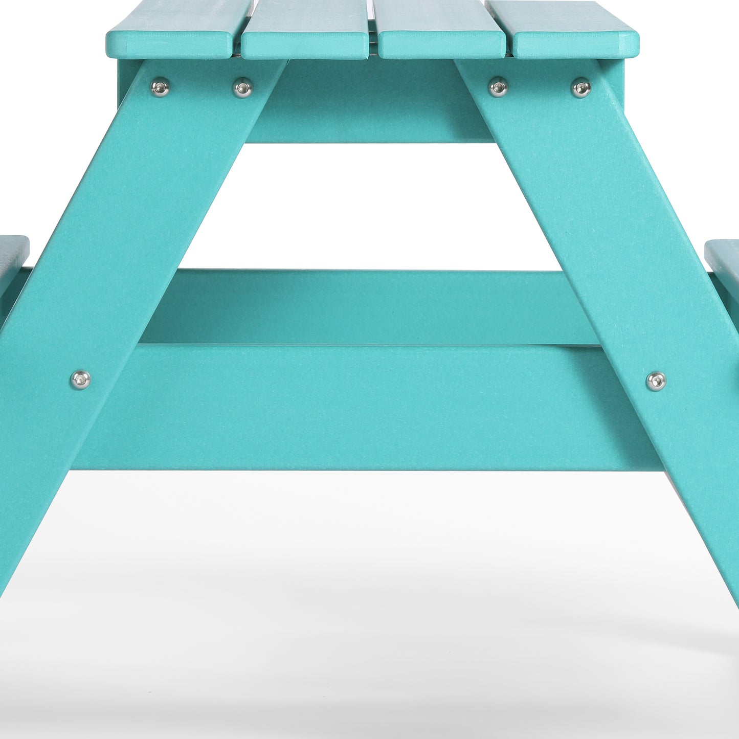 Tiny Terraces Kids' All-Weather Outdoor Picnic Table Seahawk Designs Kids Picnic Tables
