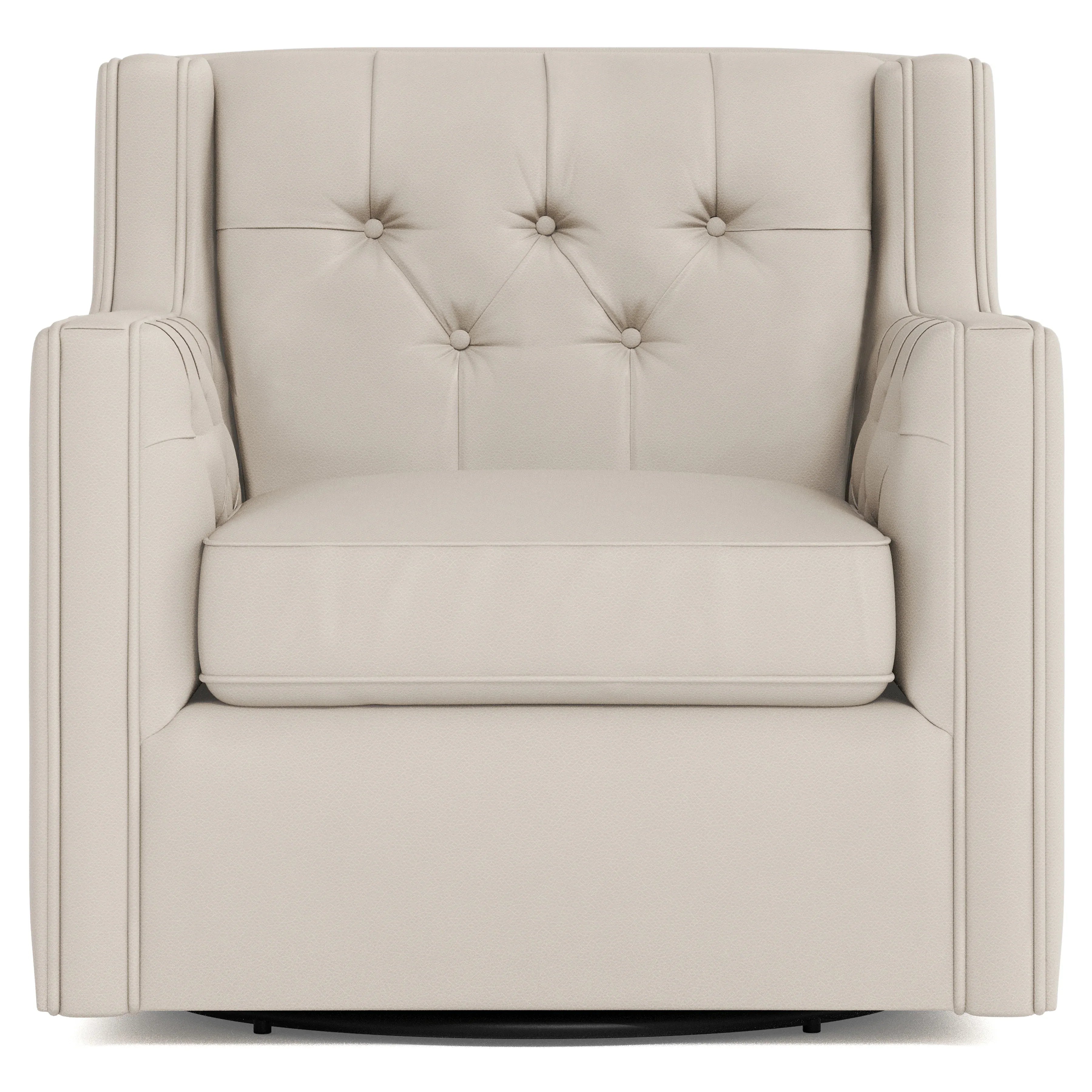 Candace Leather Swivel Chair Bernhardt Living