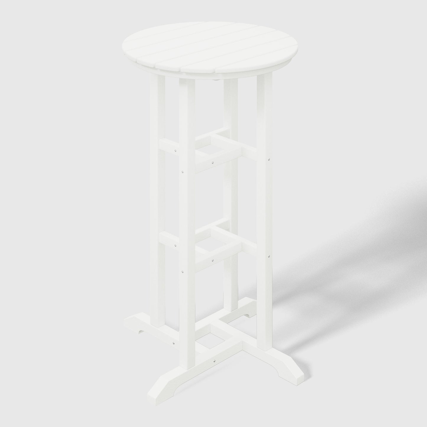 Stockholm All-Weather Outdoor Round Bar Bistro Table (42" Height) Seahawk Designs Patio Bar Tables