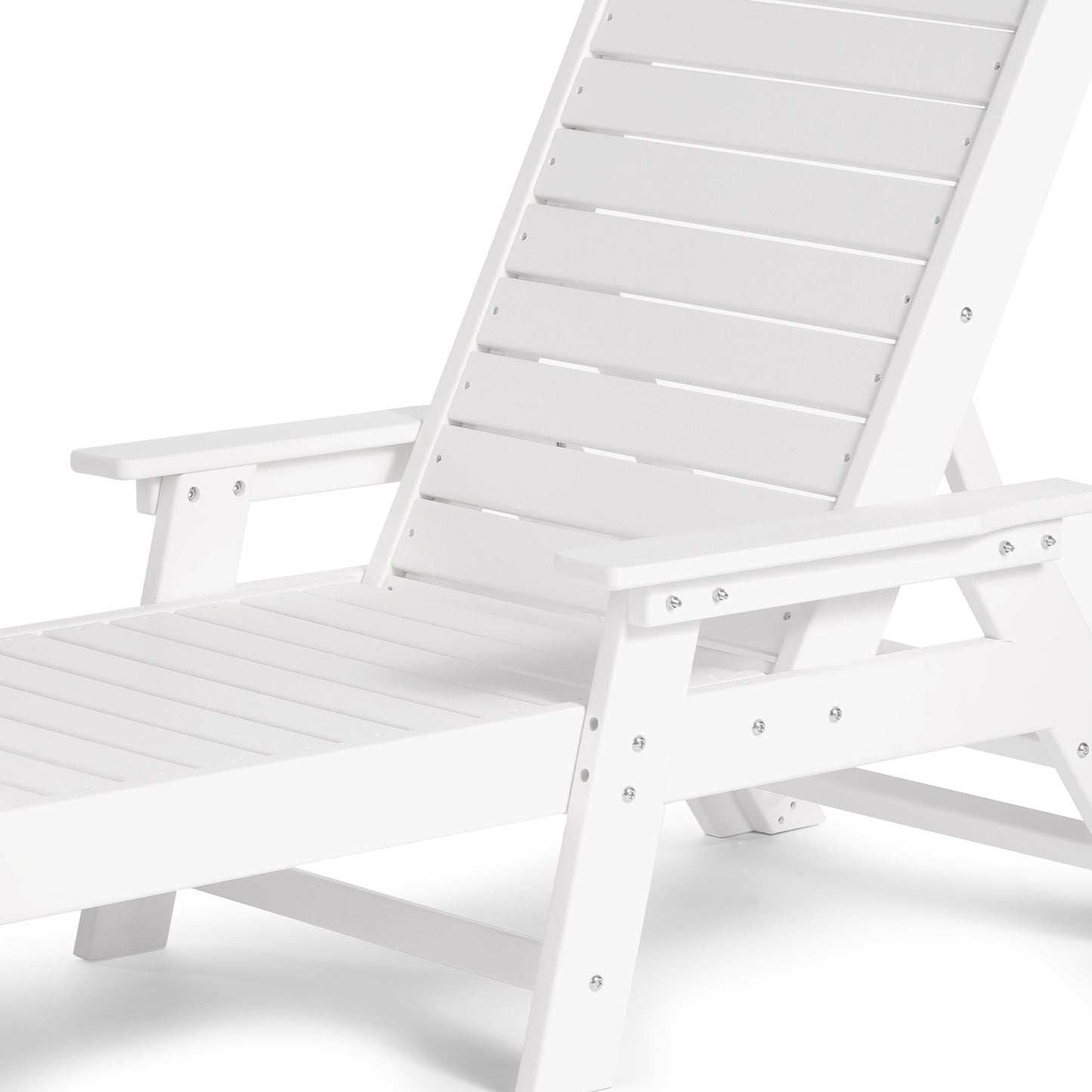 Santa Monica All-Weather Outdoor Reclining Sun Lounger with Arm Rests Seahawk Designs Patio Chaise Lounges