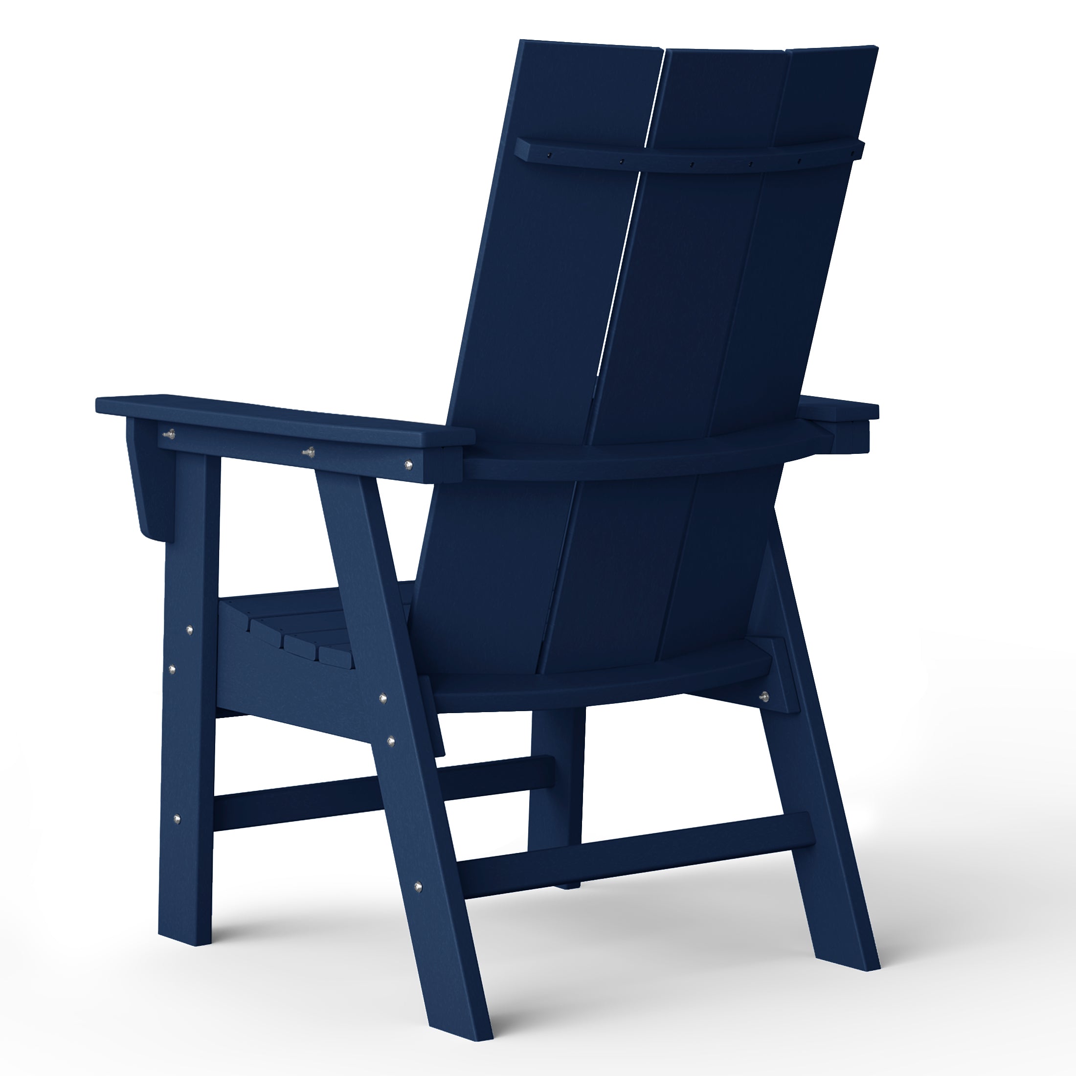 Malibu Modern All-Weather Outdoor Contoured Adirondack Dining Chair Seahawk Designs Patio Dining Chairs