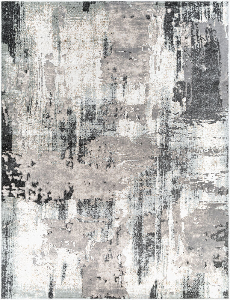 Quatro Machine Woven Rug — Charcoal/Gray