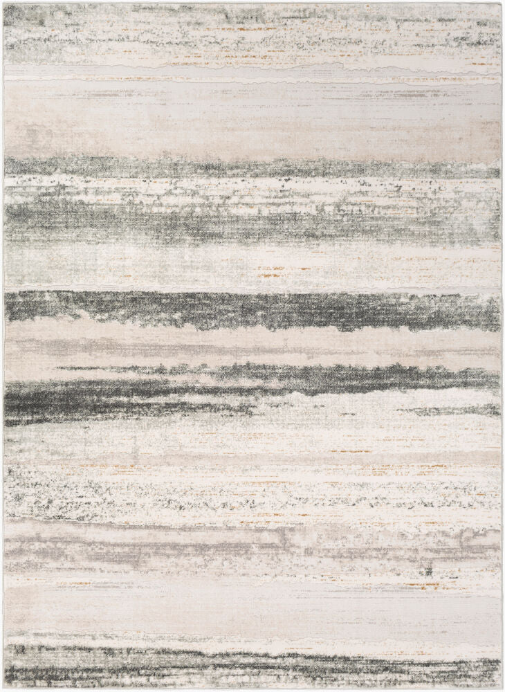 Quatro Machine Woven Rug — Charcoal/Light Gray