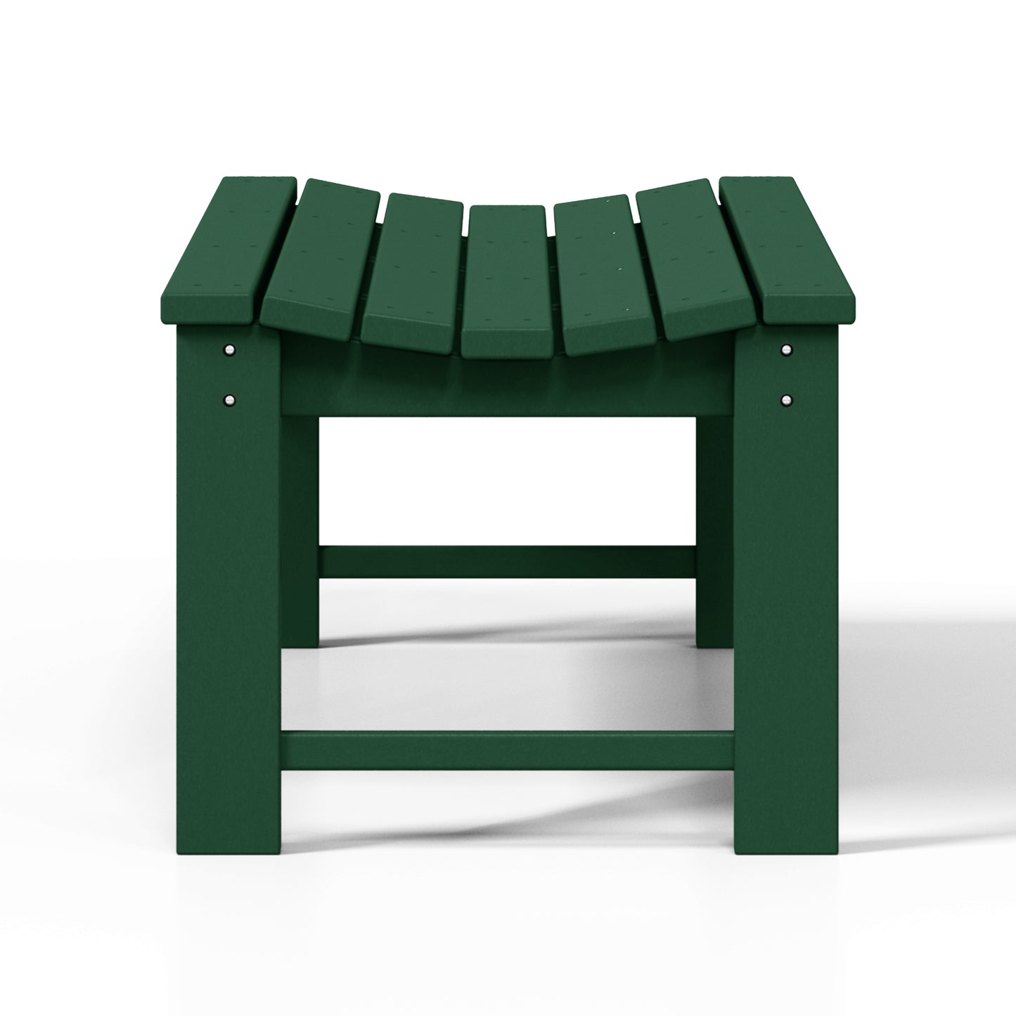 Concord All-Weather Outdoor Garden Backless Bench (46" Wide) Dark Brown Seahawk Designs Patio Benches