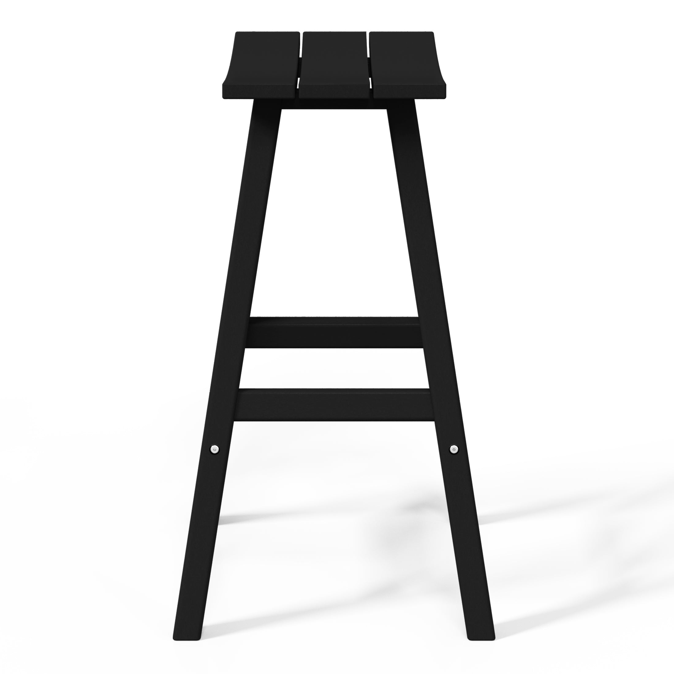 Stockholm All-Weather Outdoor Saddle Bar Stool (29" Height) Seahawk Designs Patio Bar & Counter Stools