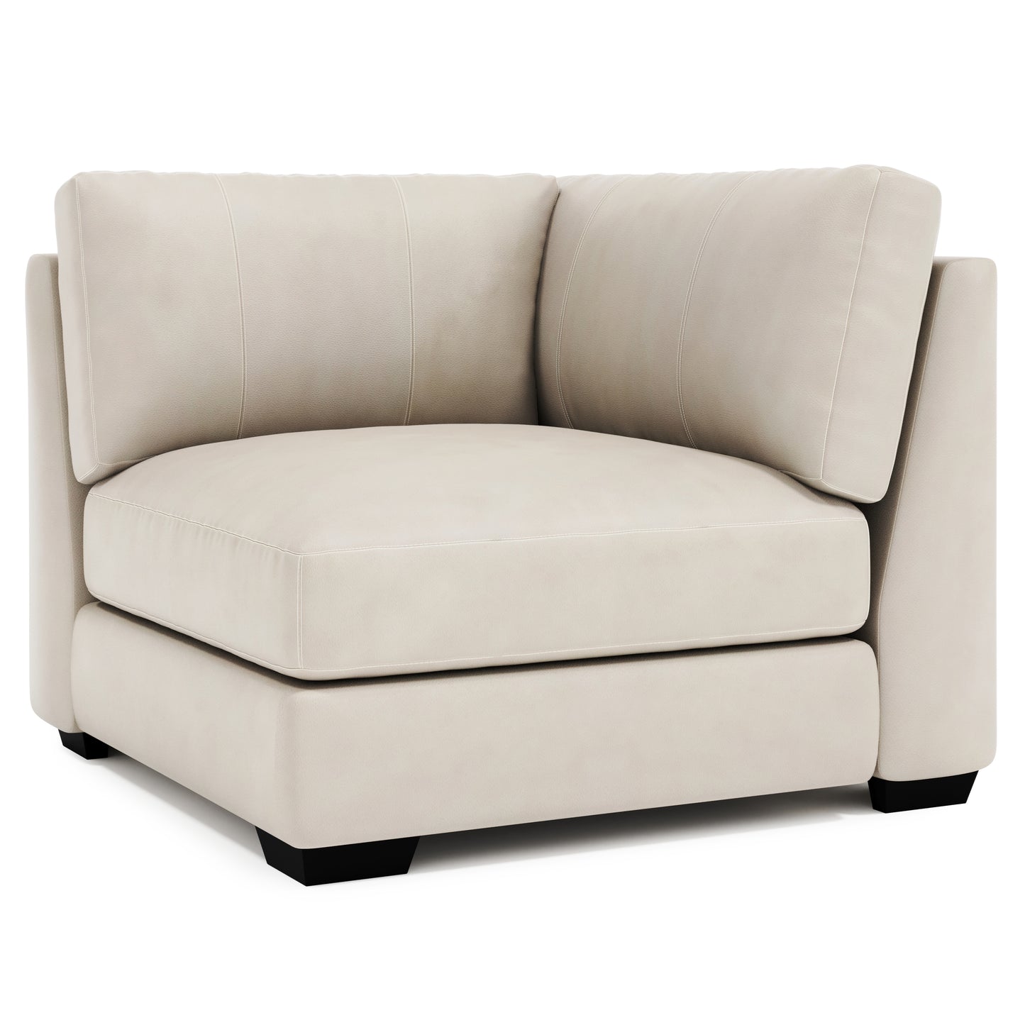 Dawkins Leather Corner Chair