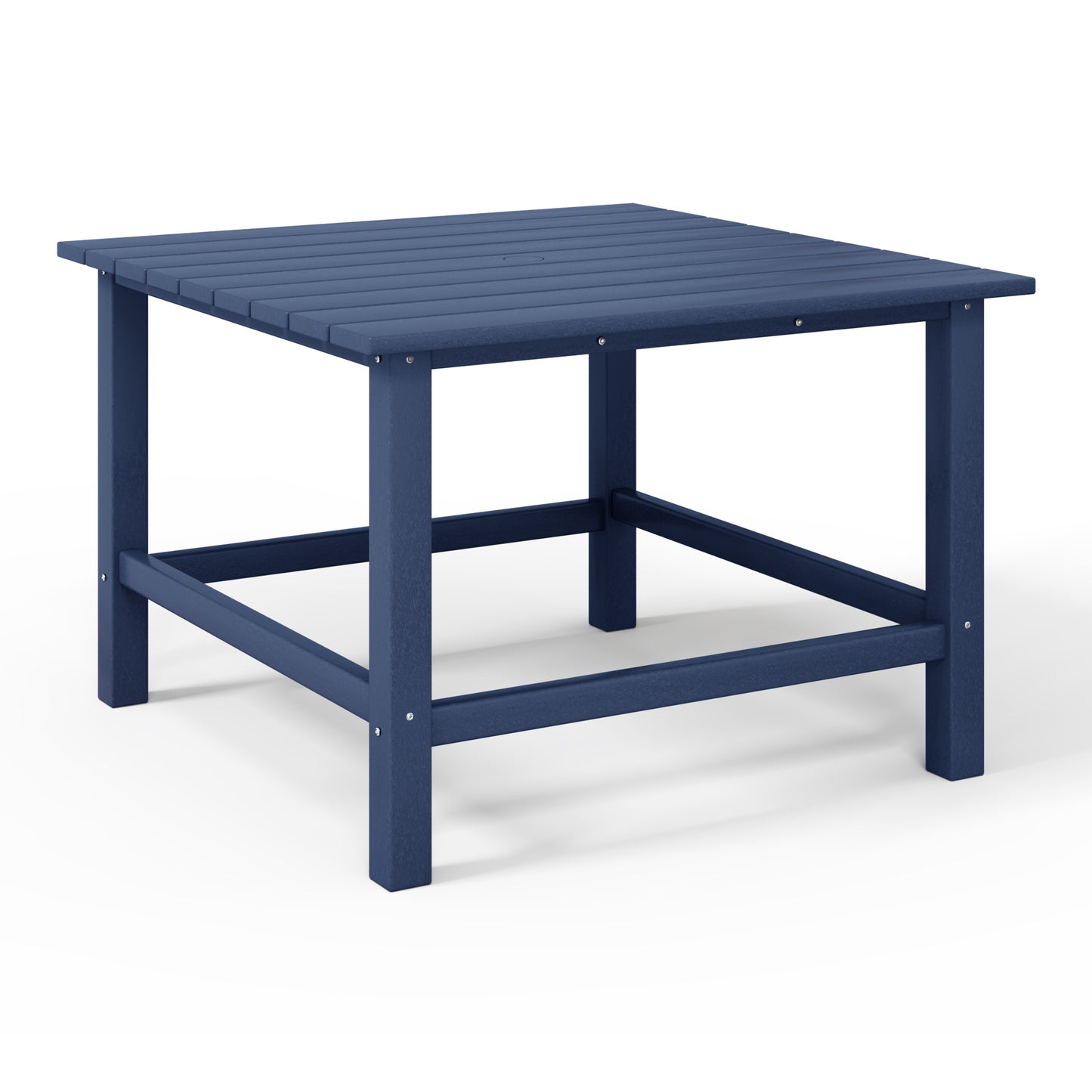 Tiny Terraces Kids' All-Weather Outdoor Square Dining Table (31" Top) Navy Blue Seahawk Designs Kids Patio Dining Tables