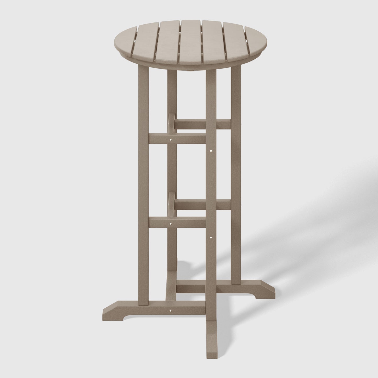 Stockholm All-Weather Outdoor Round Bar Bistro Table (42" Height) Seahawk Designs Patio Bar Tables