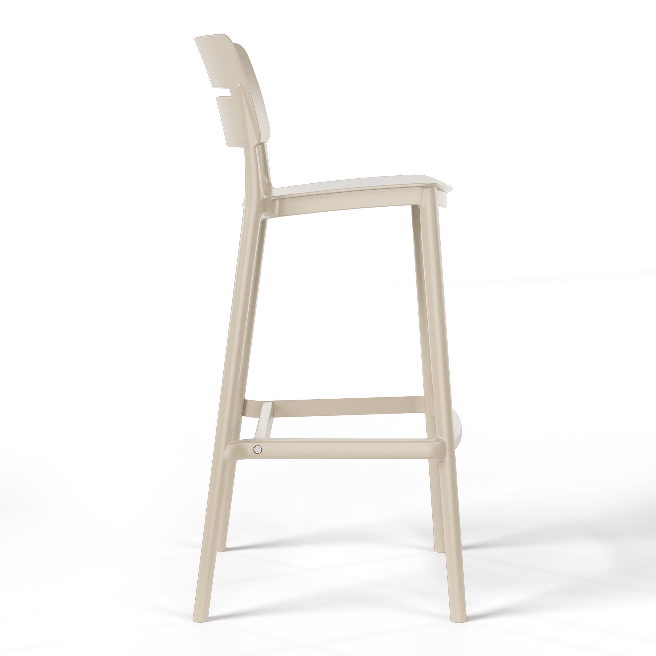 Polyform 29.5" Bar Stool (Set of 2) Sand Seahawk Designs Patio Bar & Counter Stools