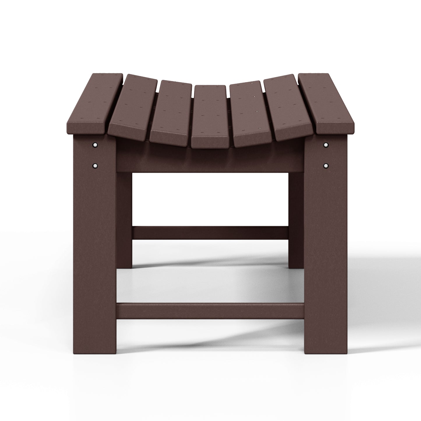 Concord All-Weather Outdoor Garden Backless Bench (46" Wide) Dark Green Seahawk Designs Patio Benches