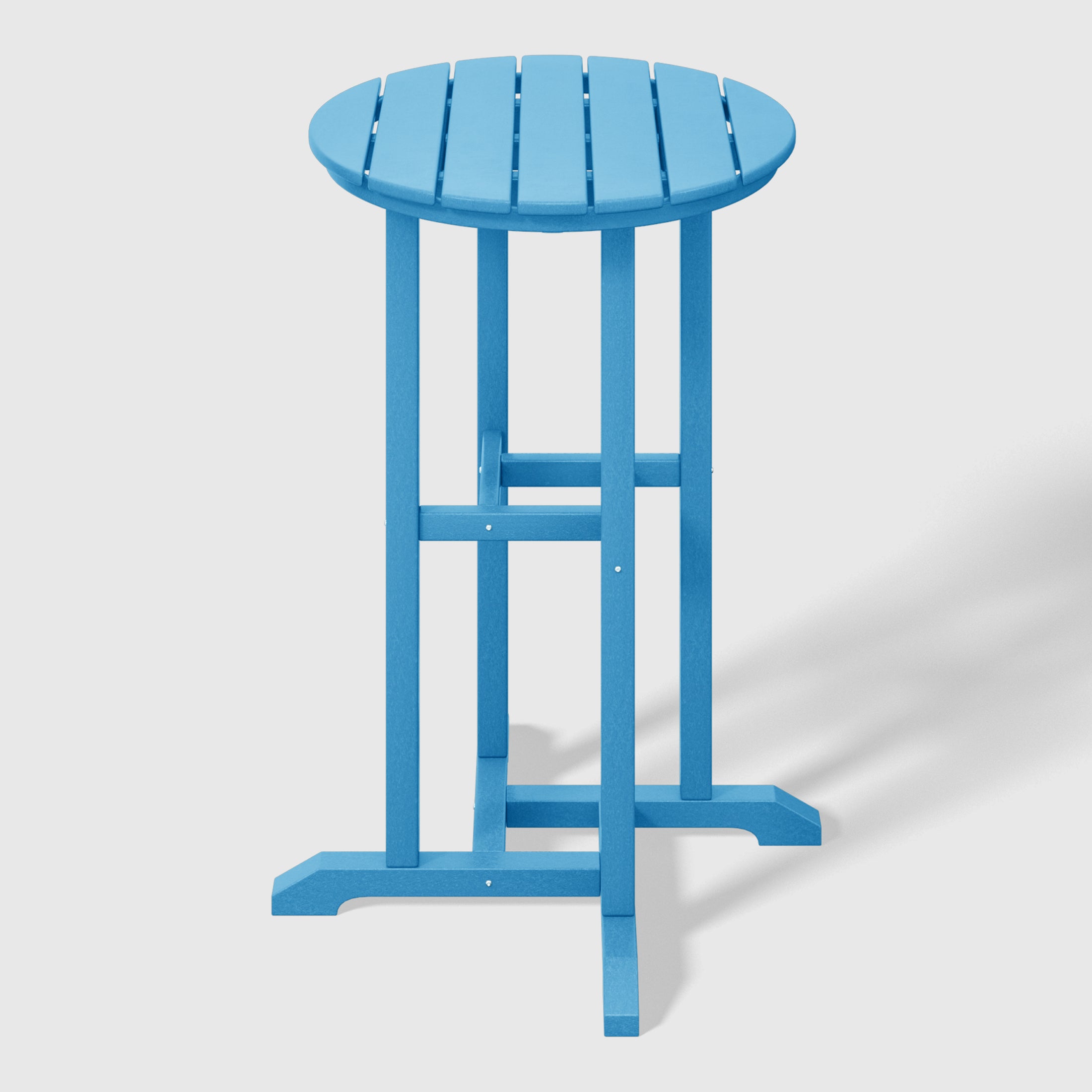Stockholm All-Weather Outdoor Round Counter Bistro Table (37" Height) Seahawk Designs Patio Bar Tables