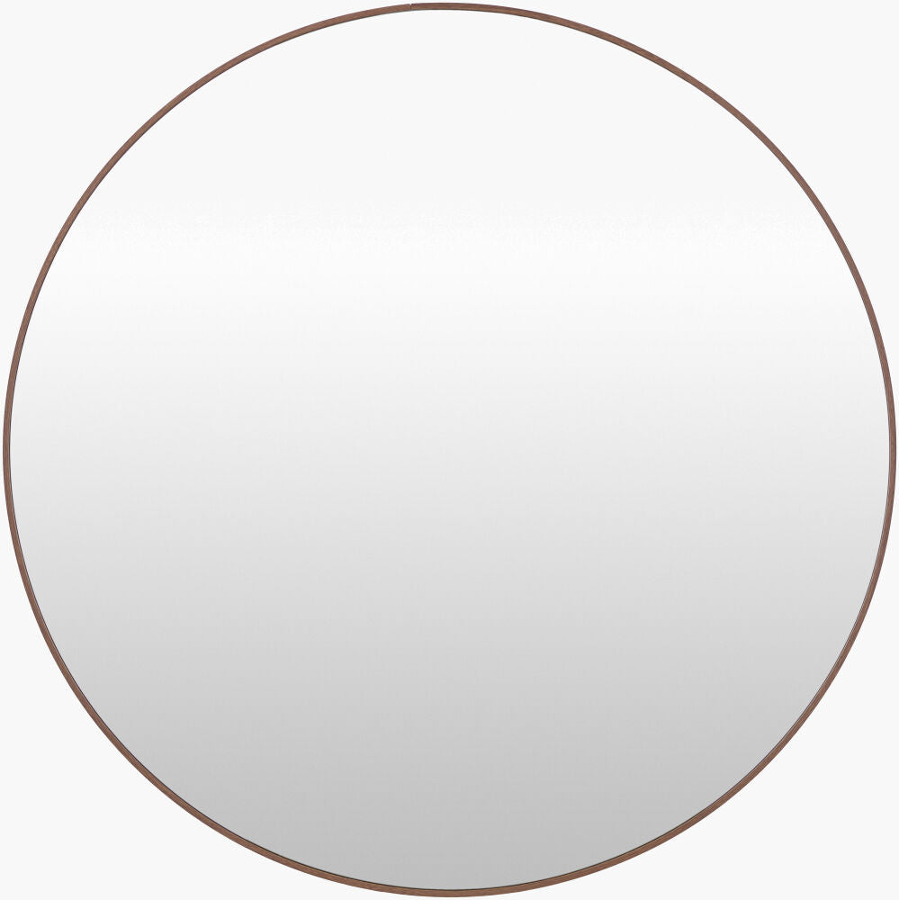 Aranya Accent Mirror — Dark Brown