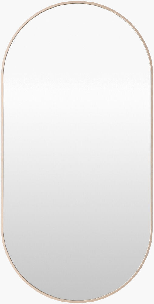 Aranya Accent Mirror — Brown