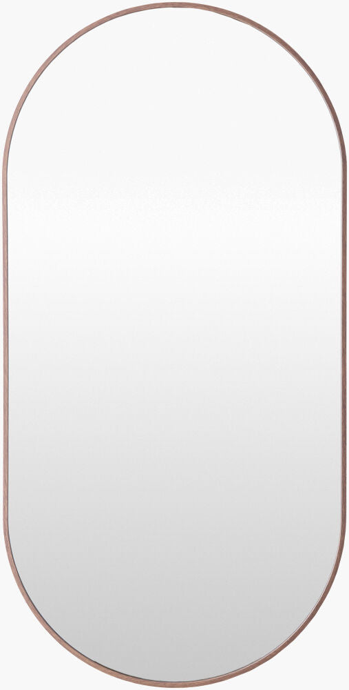Aranya Accent Mirror — Dark Brown
